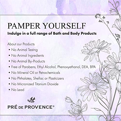 Pre de Provence Soap On a Rope – Lavender, 200g | Quad-Milled French Soap with Shea Butter