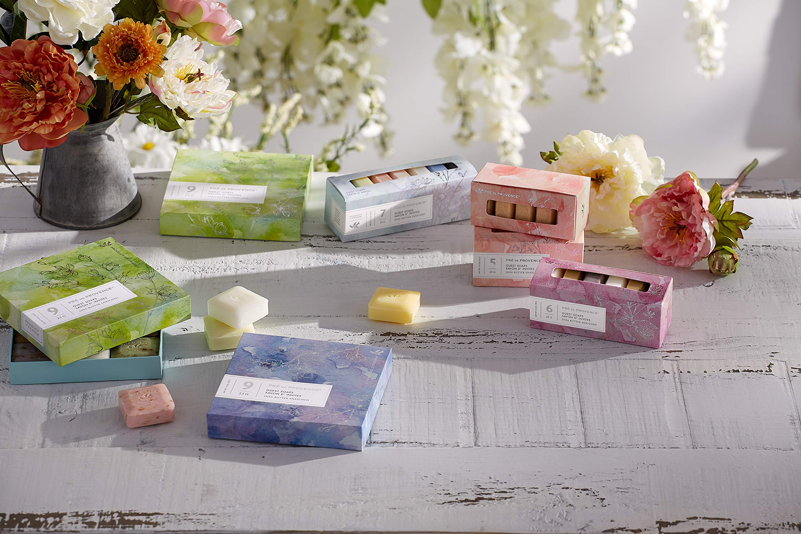 Pre de Provence Luxury Box of Guest Gift Soap (9-Scent Set) – 9 x 25g
