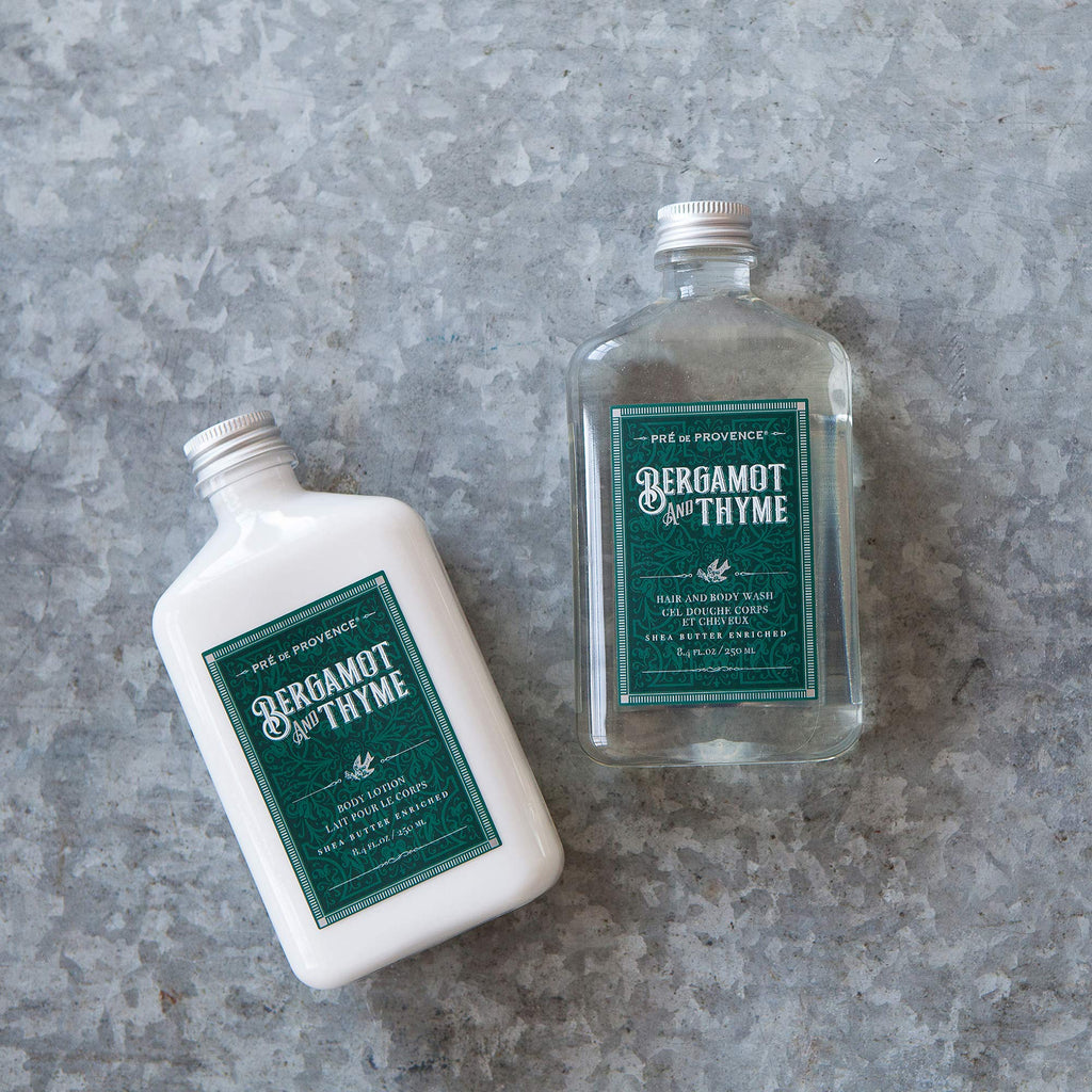 Pre de Provence Bergamot and Thyme Men's Fragrance Collection - Body Lotion 250 ml