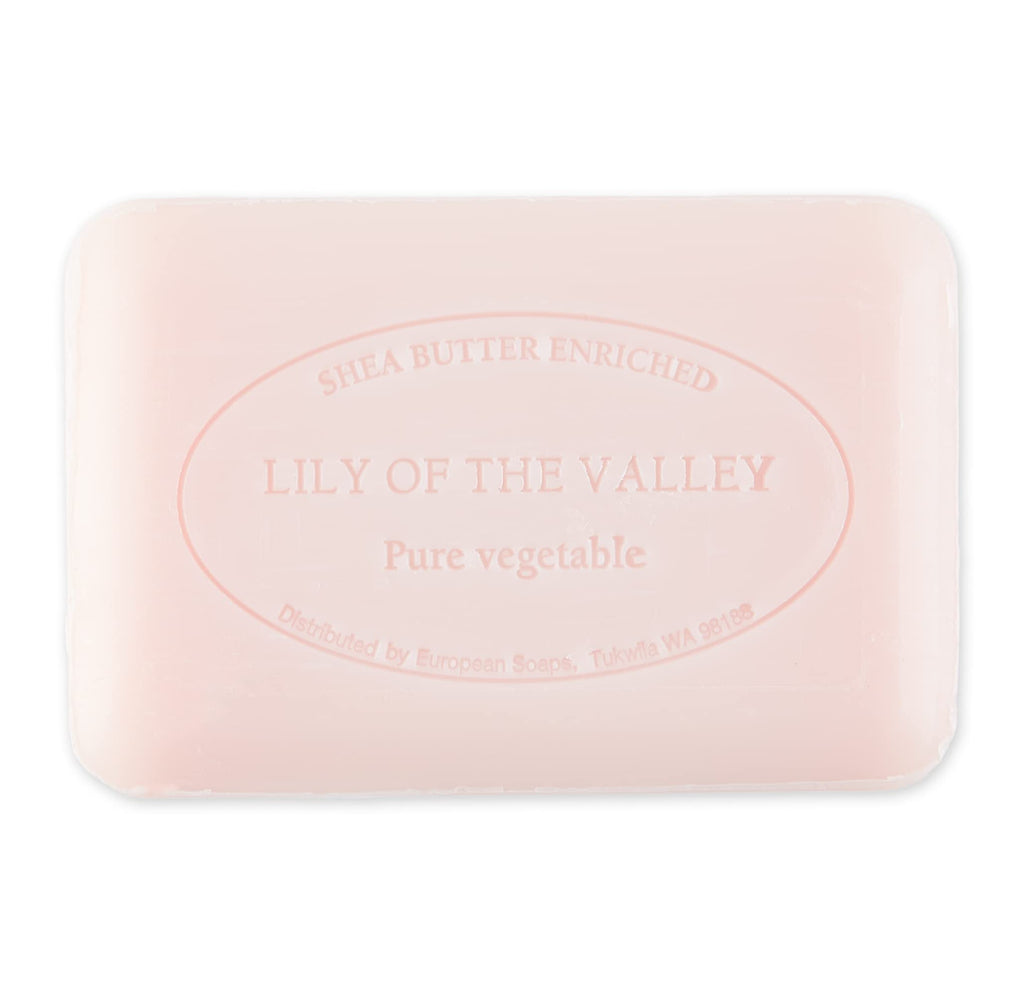 Pre de Provence Artisanal Soap Bar – Organic Shea Butter, Quad Milled, Lily of the Valley