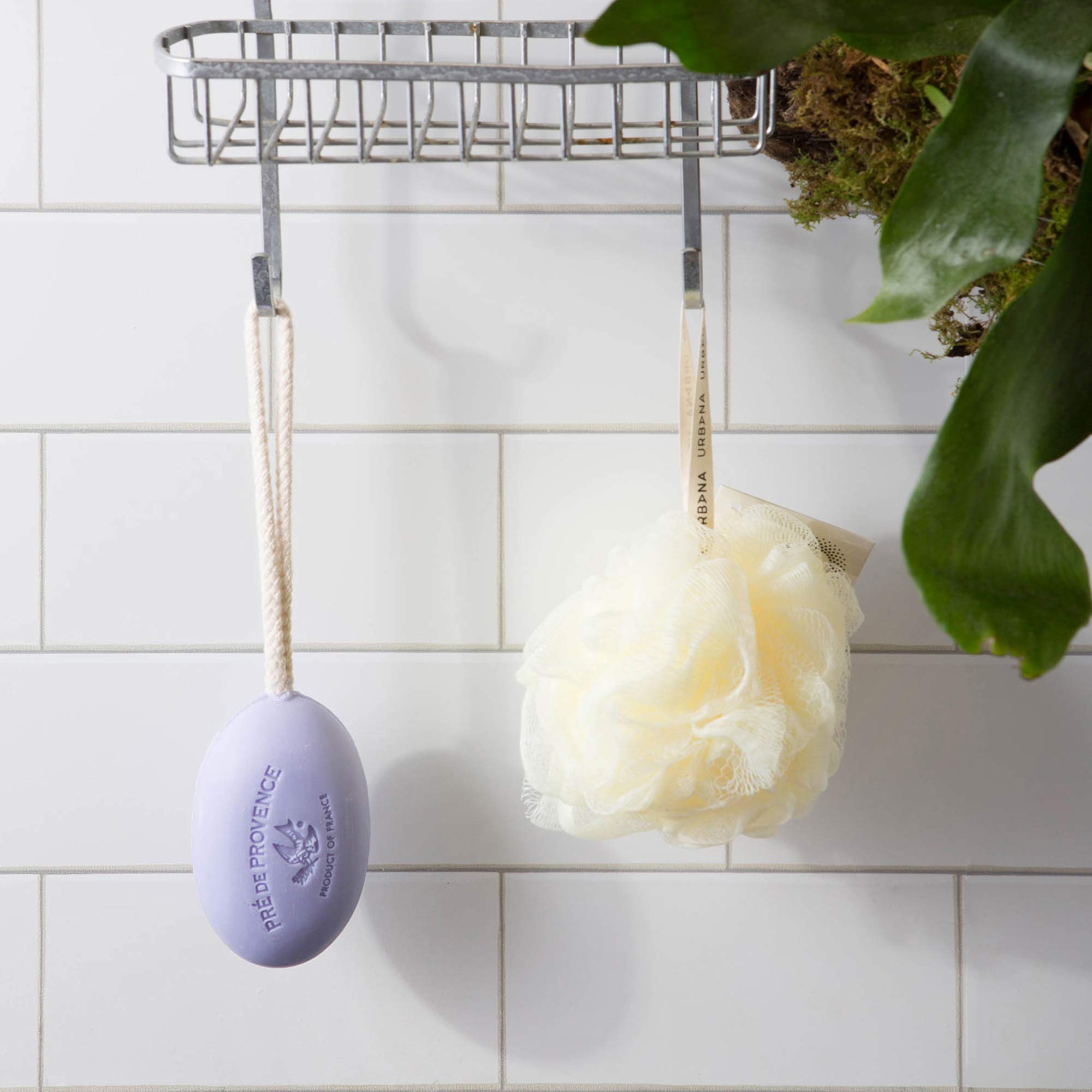 Pre de Provence Soap On a Rope – Lavender, 200g | Quad-Milled French Soap with Shea Butter