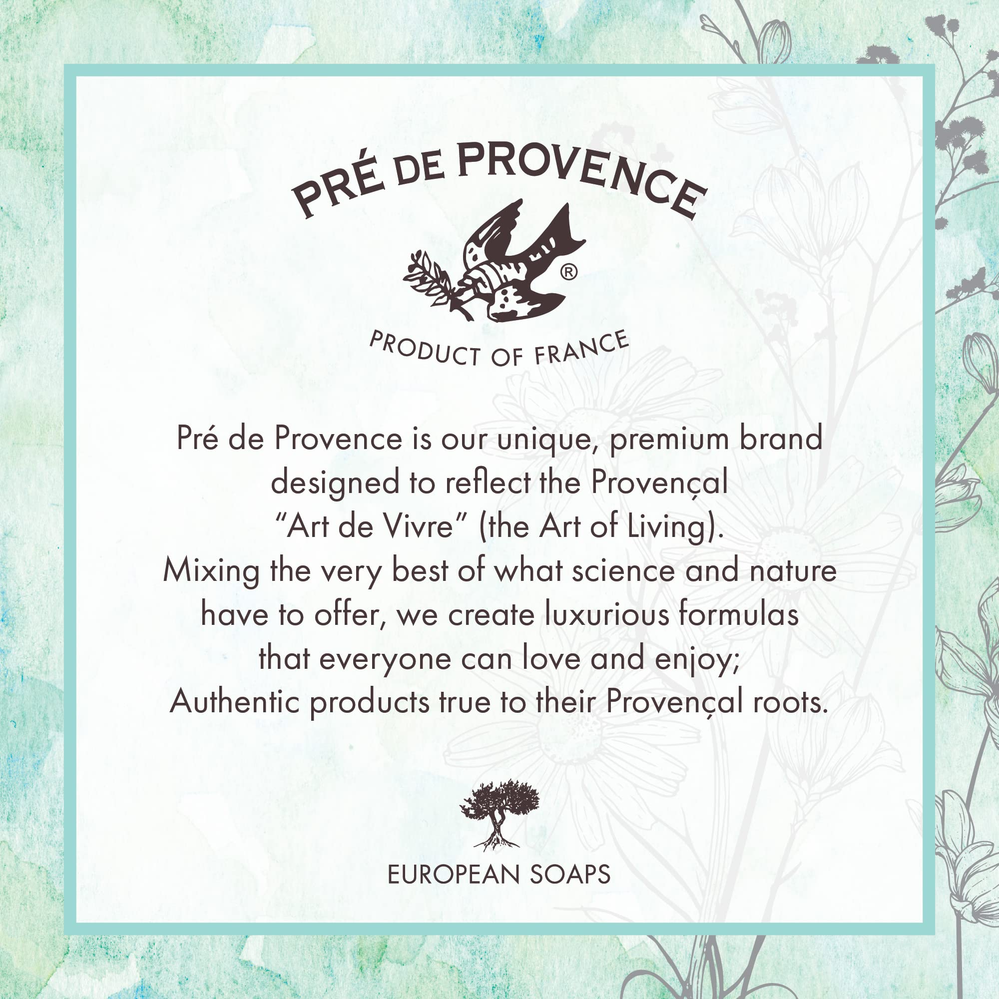 Pre de Provence Artisanal Soap Bar – Organic Shea Butter, Quad Milled, Lily of the Valley