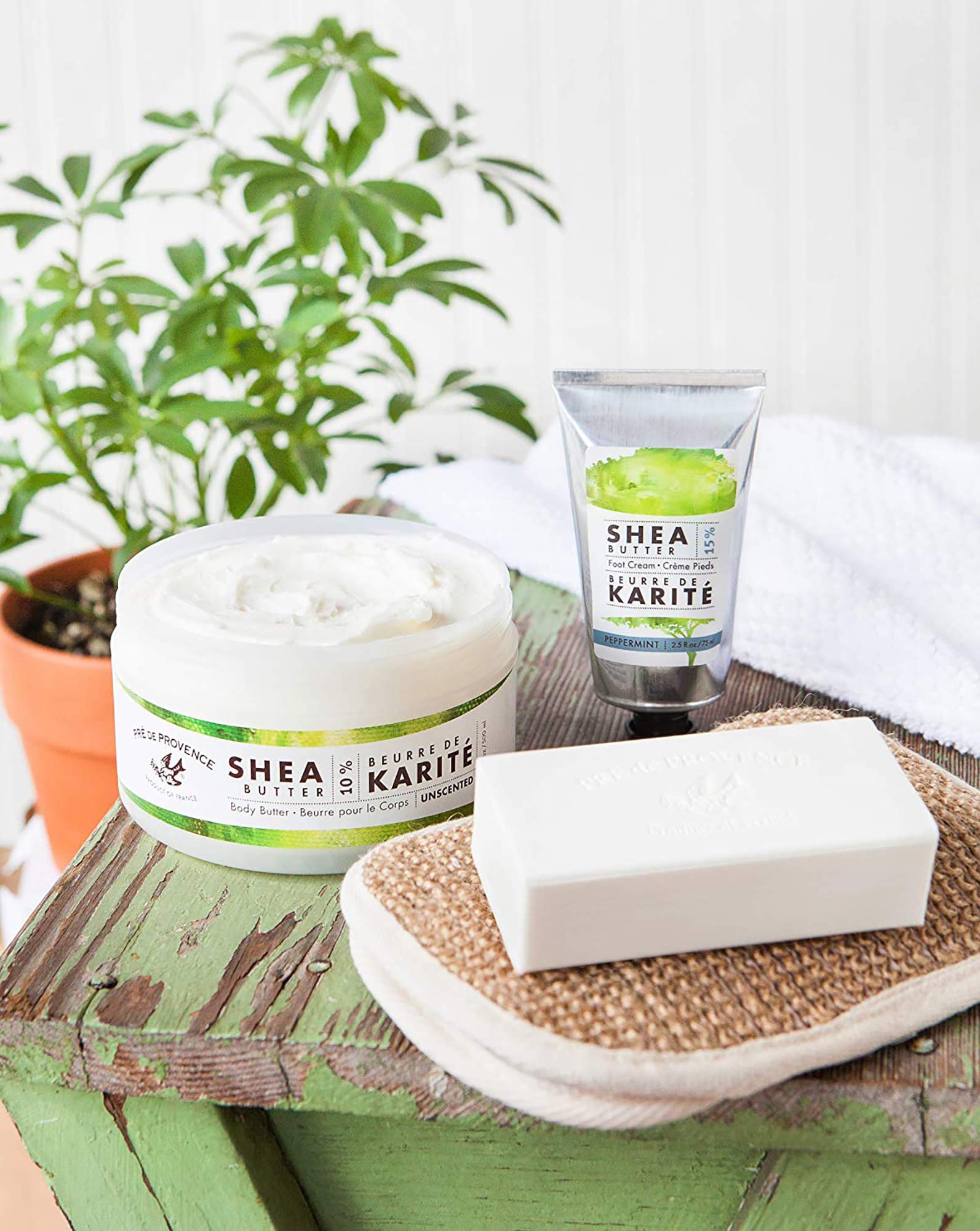 Pre de Provence Beurre De Karité Moisturizing Collection – Unscented Shea Butter Body Butter 500 ml
