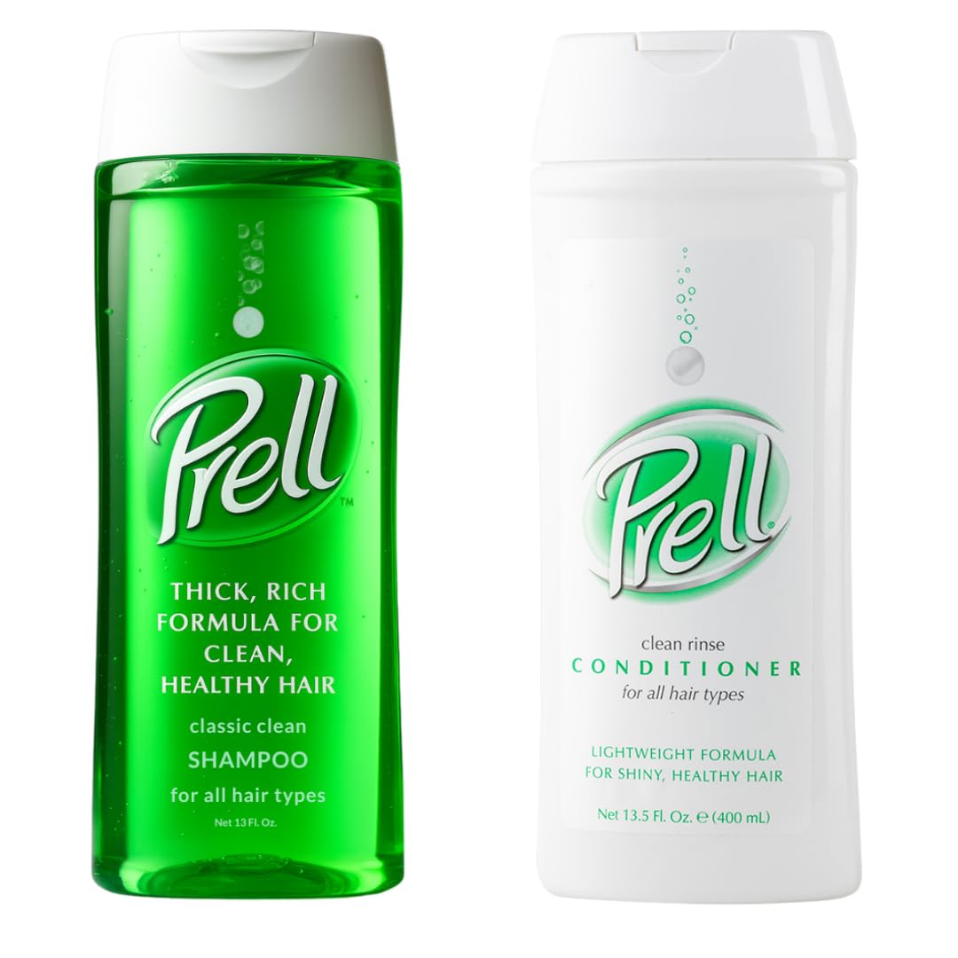 Prell 2-in-1 Shampoo & Conditioner – Classic Clean Deep Cleansing & Lightweight Conditioning | 13.5 oz