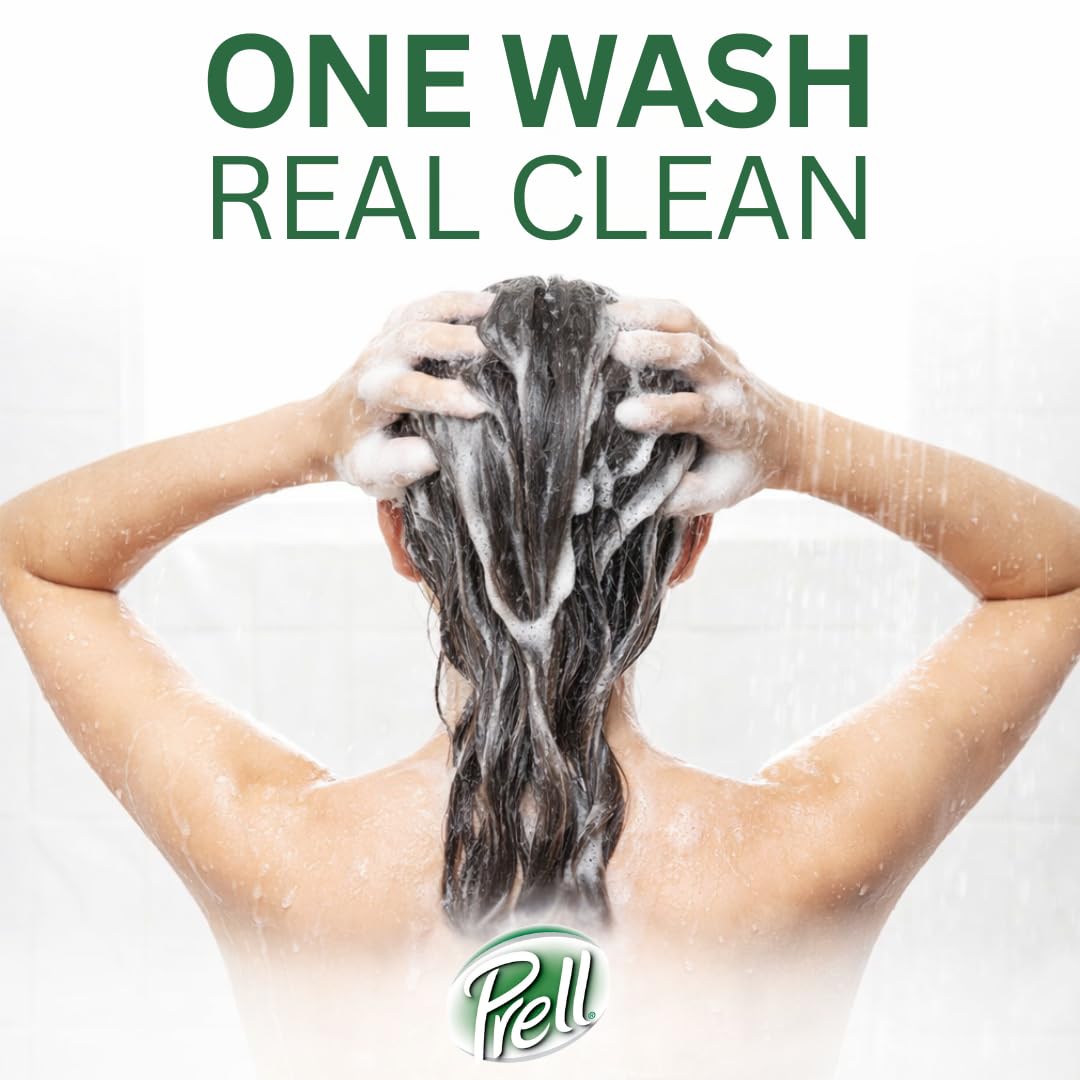 Prell 2-in-1 Shampoo & Conditioner – Classic Clean Deep Cleansing & Lightweight Conditioning | 13.5 oz