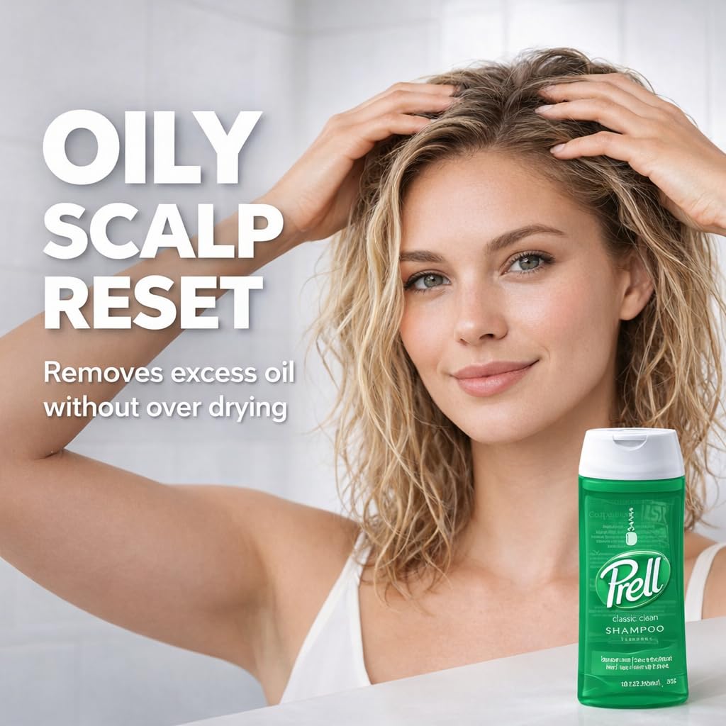 Prell 2-in-1 Shampoo & Conditioner – Classic Clean Deep Cleansing & Lightweight Conditioning | 13.5 oz