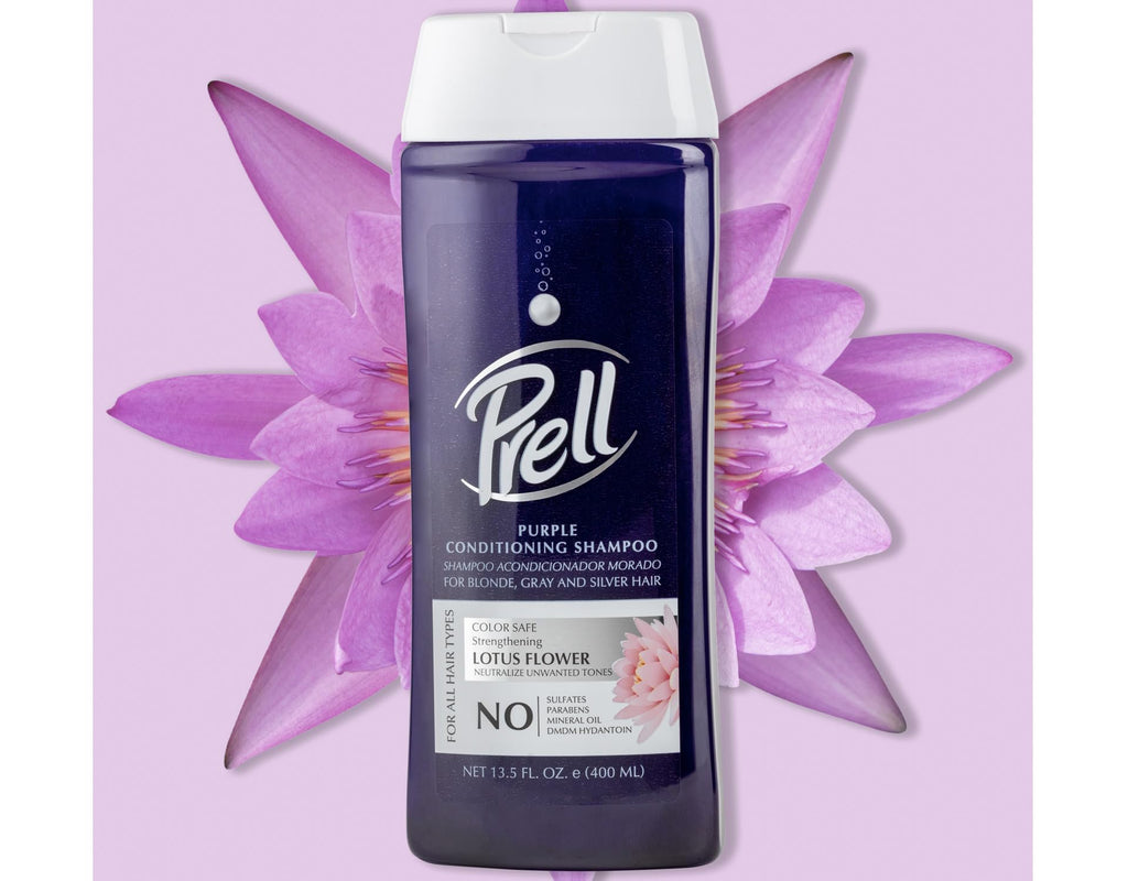 Prell Lotus Flower Purple Color-Safe Strengthening Shampoo – 2-Pack, 13.5 fl oz Each