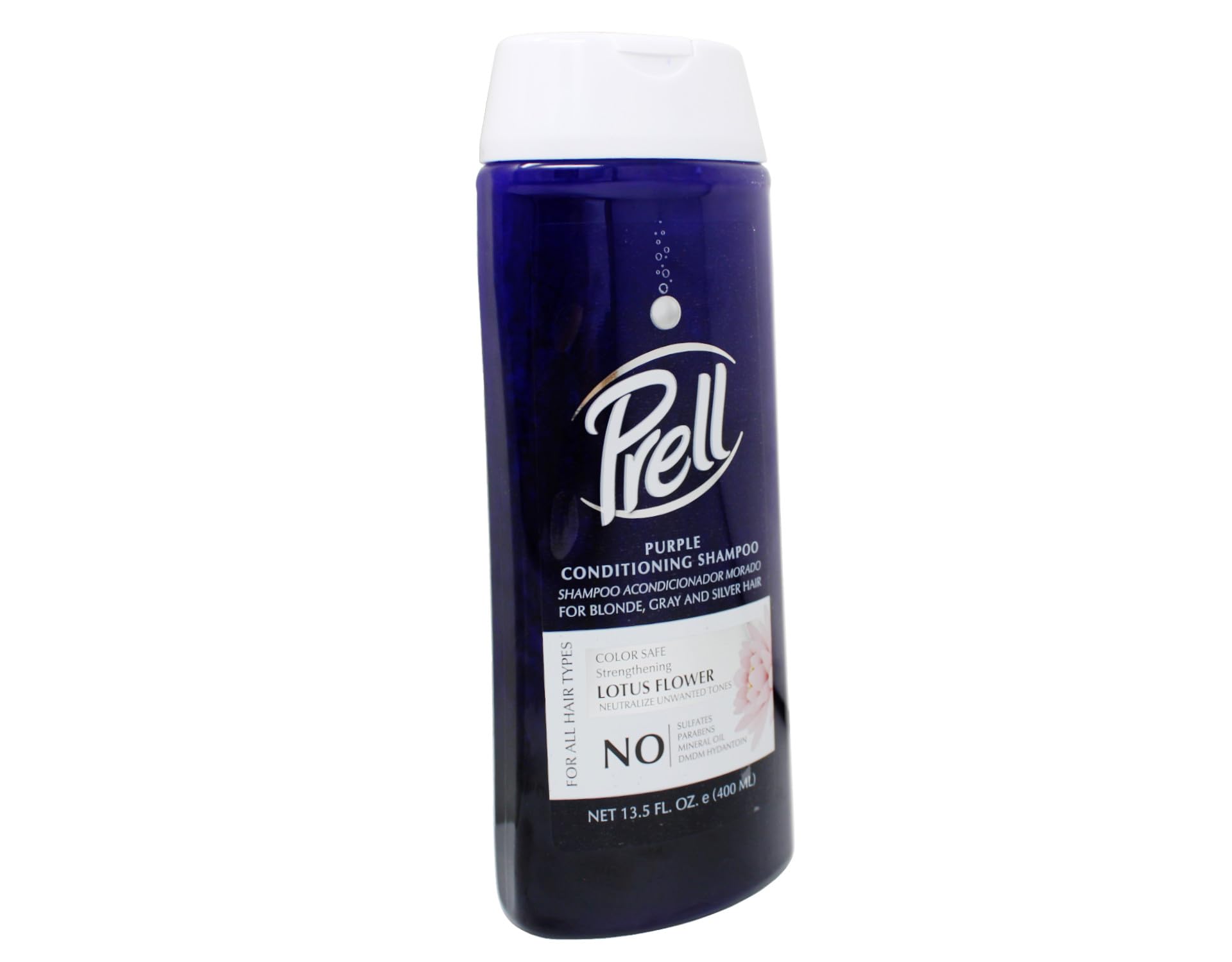 Prell Lotus Flower Purple Color-Safe Strengthening Shampoo – 2-Pack, 13.5 fl oz Each