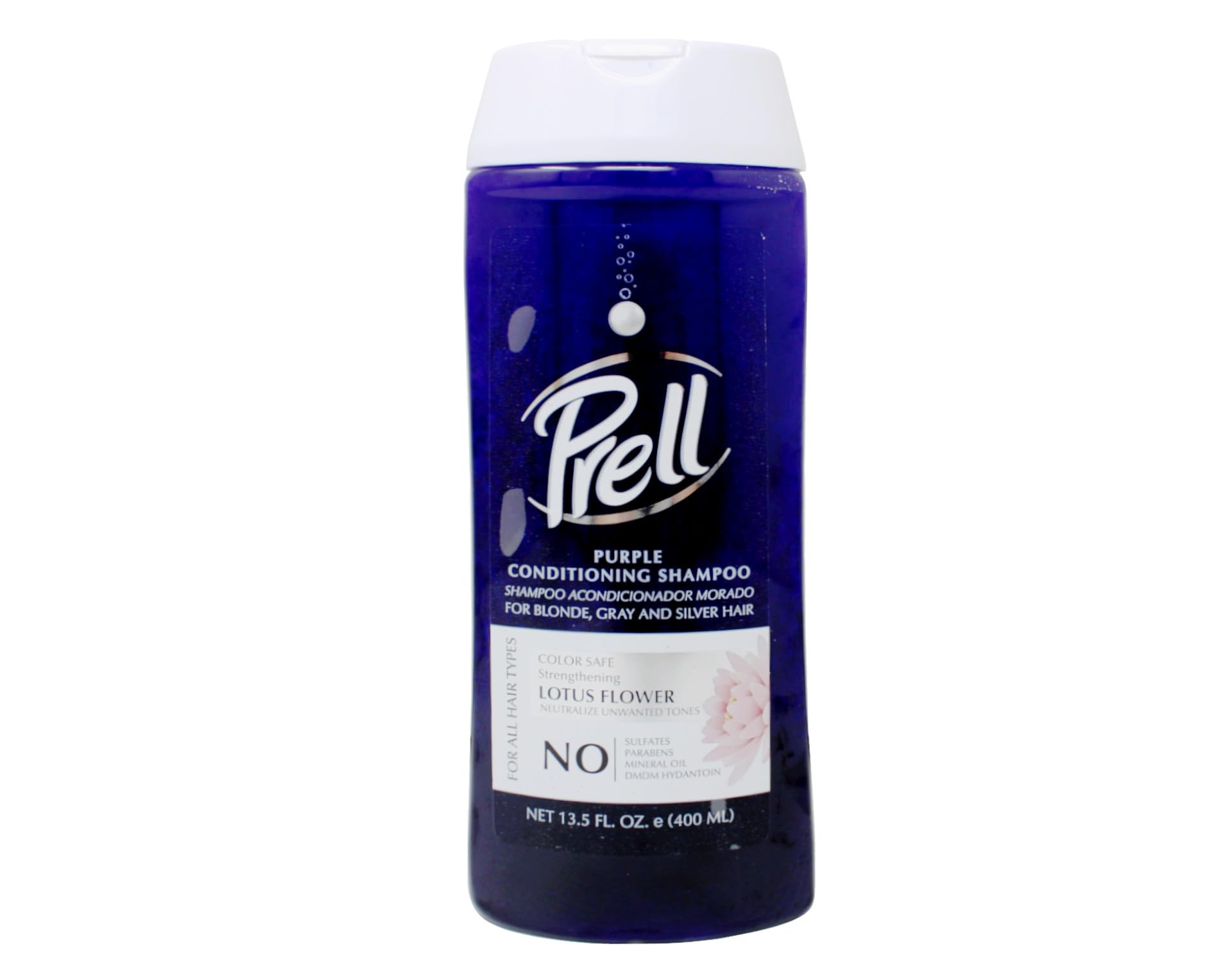 Prell Lotus Flower Purple Color-Safe Strengthening Shampoo – 2-Pack, 13.5 fl oz Each
