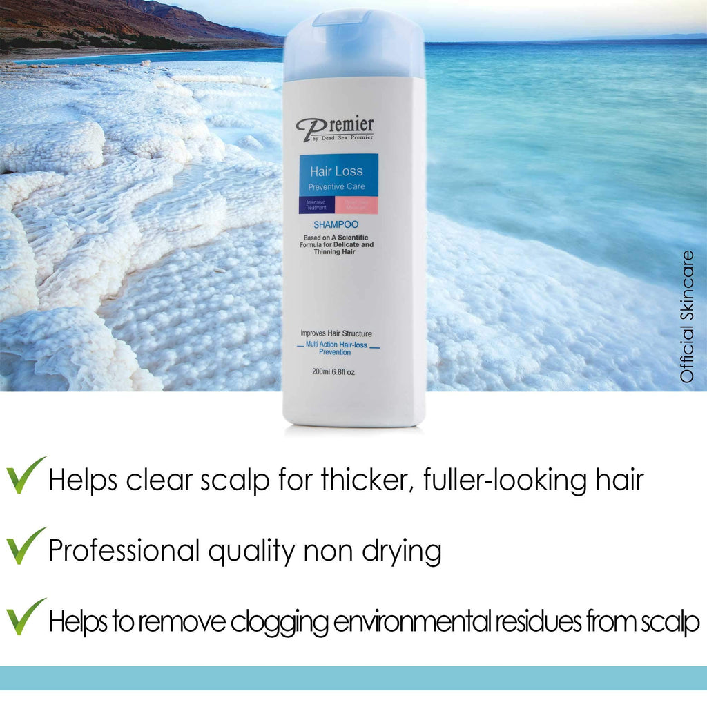 Premier Dead Sea Anti Hair Loss Shampoo – 200ml / 6.8oz