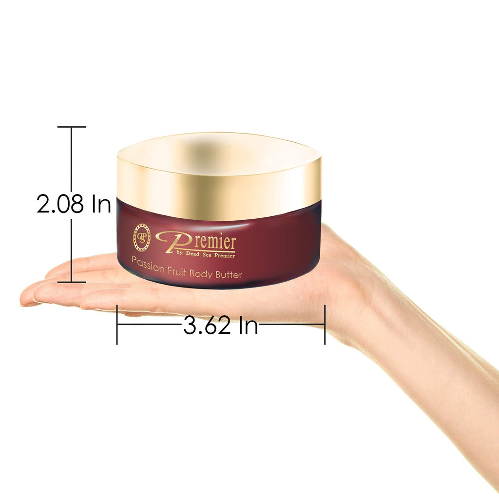 Premier Dead Sea Aromatic Body Butter – Passion Fruit Hydrating Shea Cream (5.95 Fl oz)