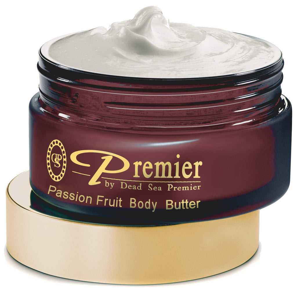 Premier Dead Sea Aromatic Body Butter – Passion Fruit Hydrating Shea Cream (5.95 Fl oz)