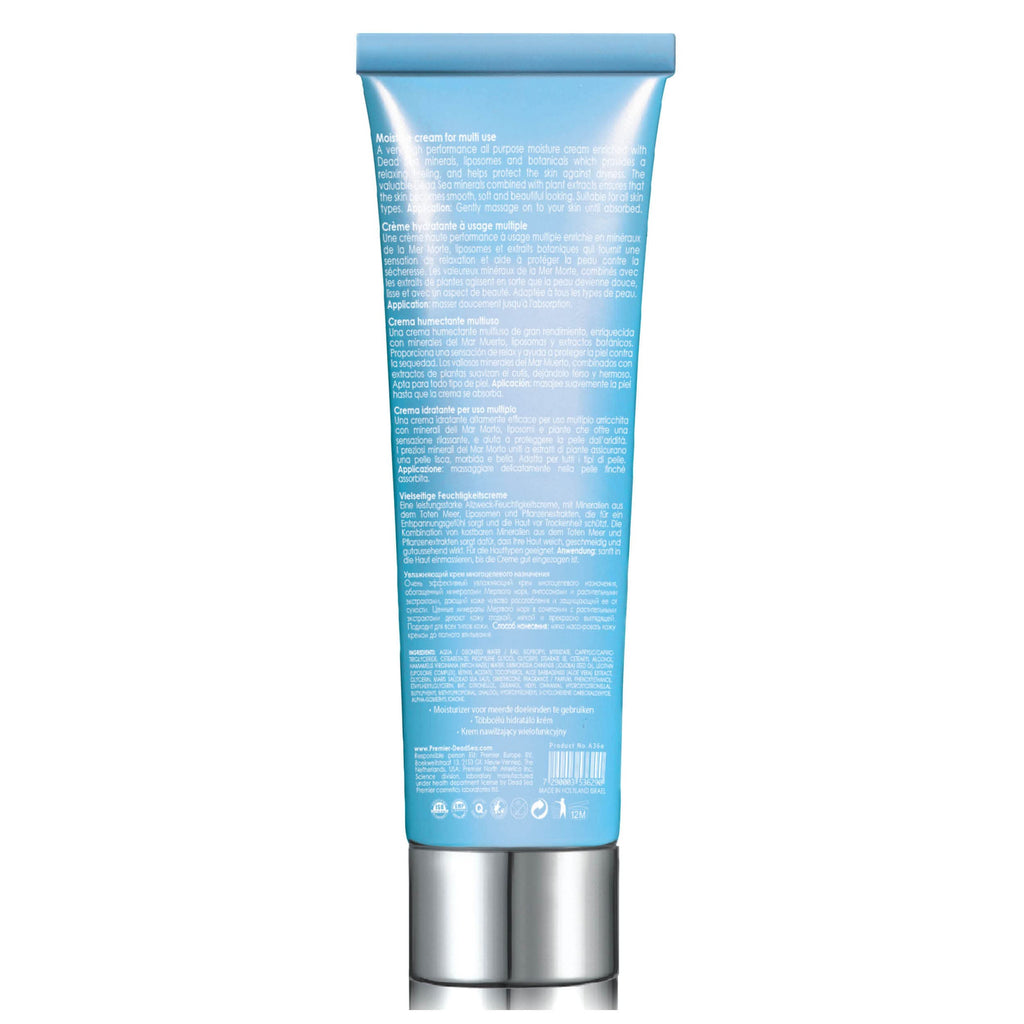 Premier Dead Sea Moisture Cream for Face & Body – Lightweight Hydrating Moisturizer with Aloe Vera, 4.4 fl oz