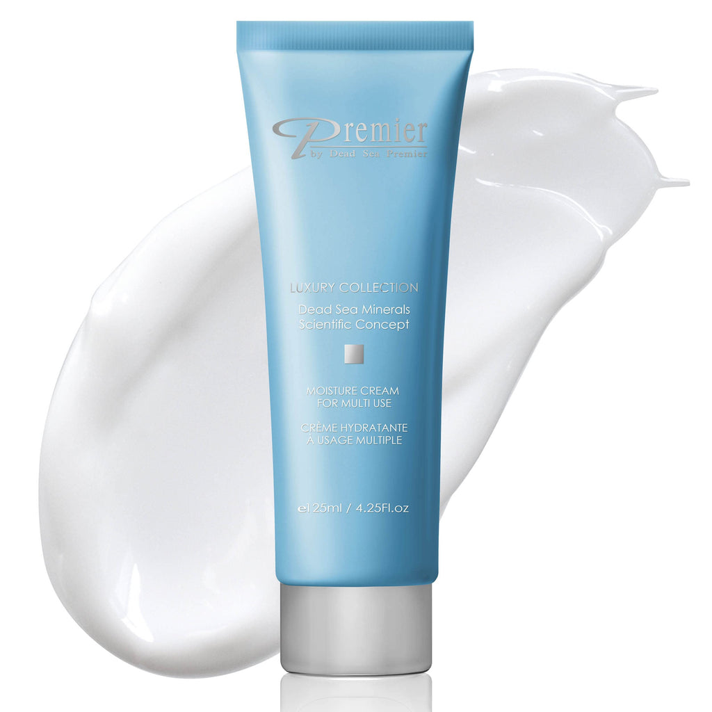 Premier Dead Sea Moisture Cream for Face & Body – Lightweight Hydrating Moisturizer with Aloe Vera, 4.4 fl oz