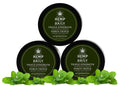 Premium Hemp Extract Daily Triple Moisturizing Cream – Vegan, Organic, 1.70 oz (Pack of 3)