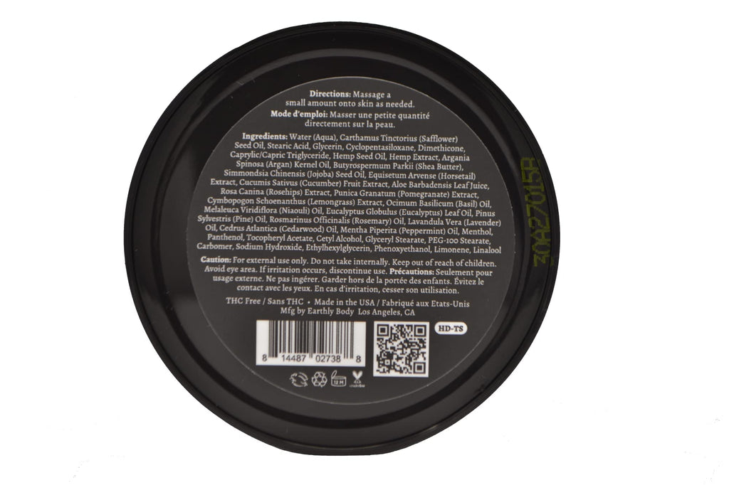 Premium Hemp Extract Daily Triple Moisturizing Cream – Vegan, Organic, 1.70 oz (Pack of 3)