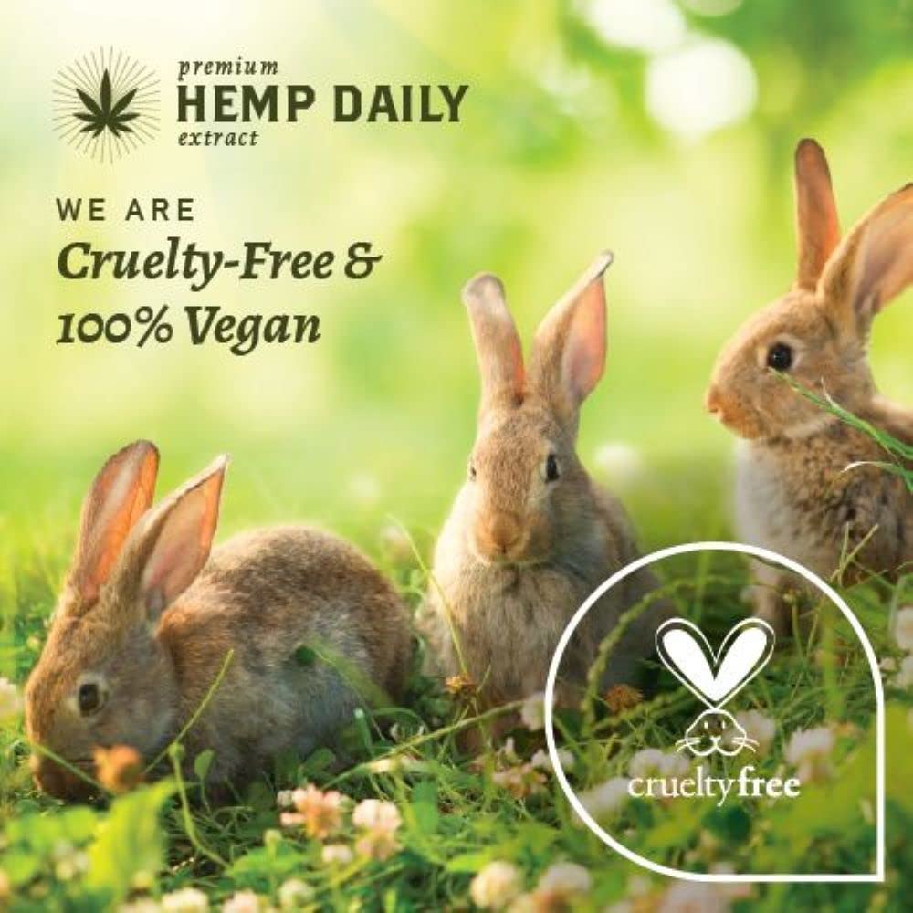 Premium Hemp Extract Daily Triple Moisturizing Cream – Vegan, Organic, 1.70 oz (Pack of 3)