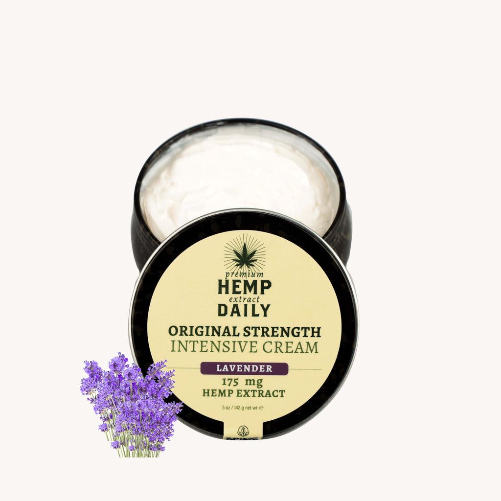 Premium Hemp Daily Intensive Cream – Lavender, Vegan & Organic, 5.0 oz