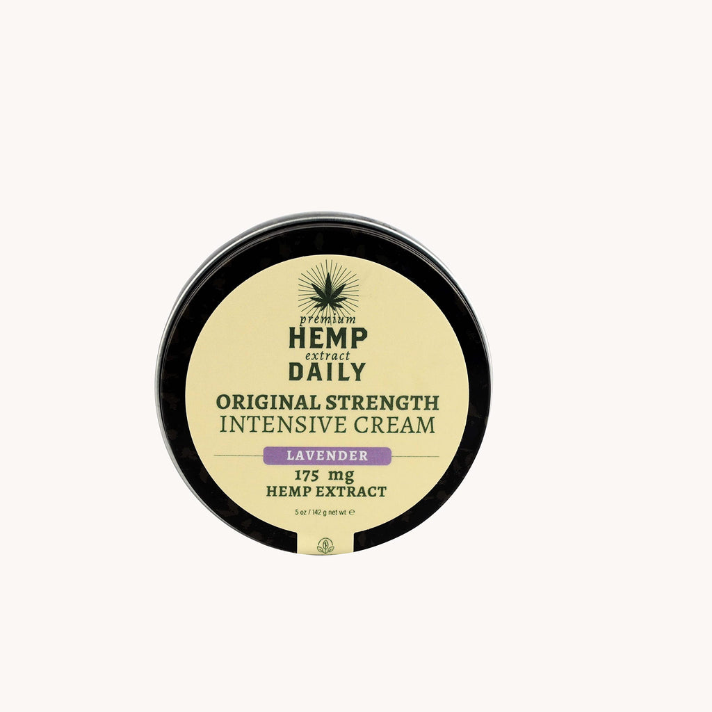 Premium Hemp Daily Intensive Cream – Lavender, Vegan & Organic, 5.0 oz