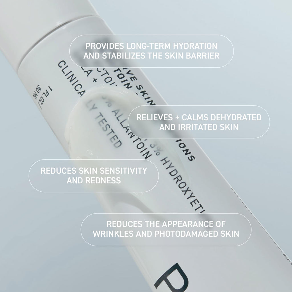 Prequel Reactive Skin Solutions – Soothing Hydrating Moisturizer for Sensitive Skin | 5% Ectoin, Urea & Allantoin