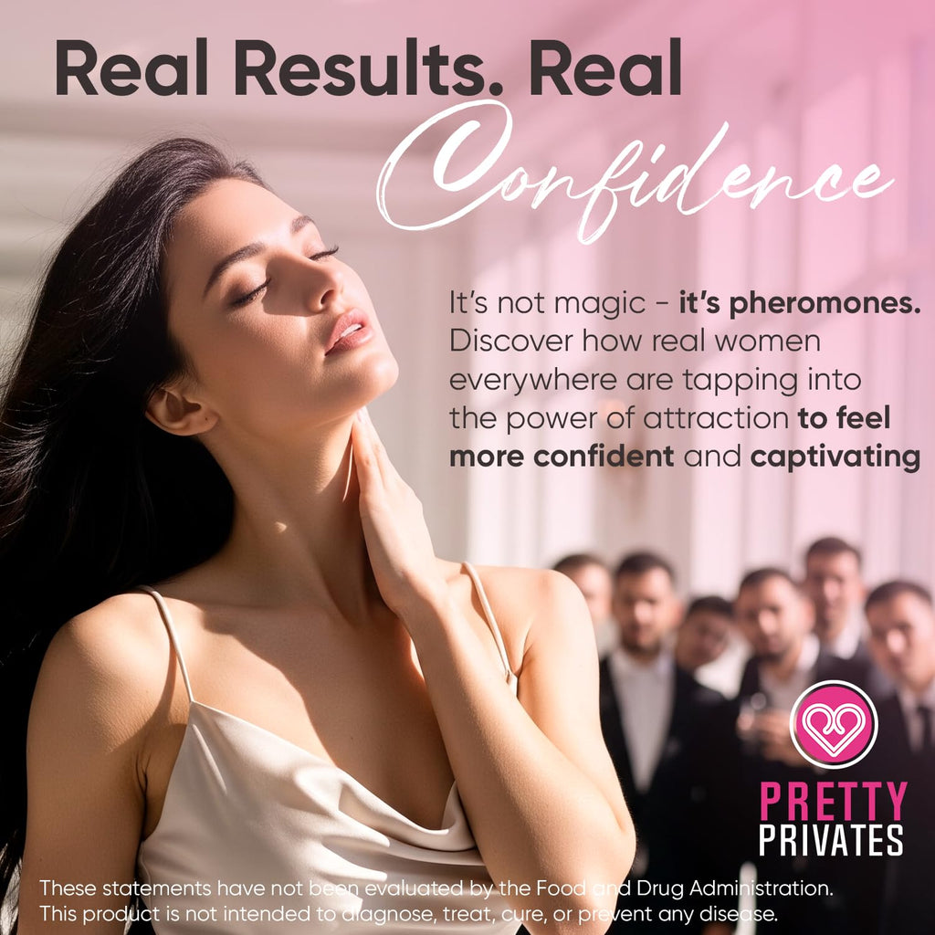 Pretty Privates 2 Pack Pheromone Perfume Oil for Women – Light Unscented Roll-On, 10ml – Day & Night Duo