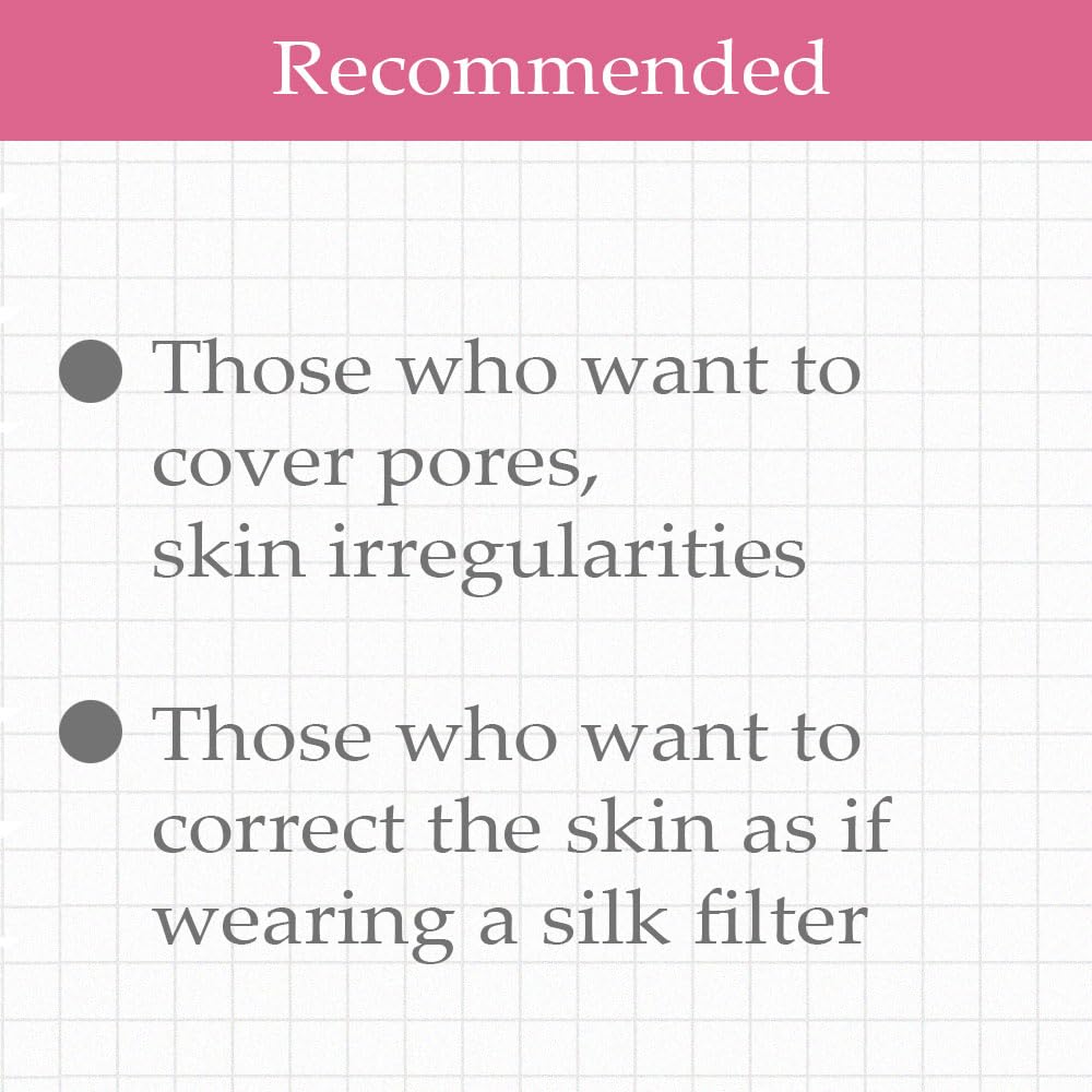 PRETTYSKIN Pore Silk Primer – 40ml / 1.40fl oz, Titanium Dioxide, Long-Lasting Non-Sticky Pore Blur
