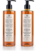 Prija Vitalizing Gel & Shampoo with Ginseng – 2-Pack, Vegan, Dermatologist Tested