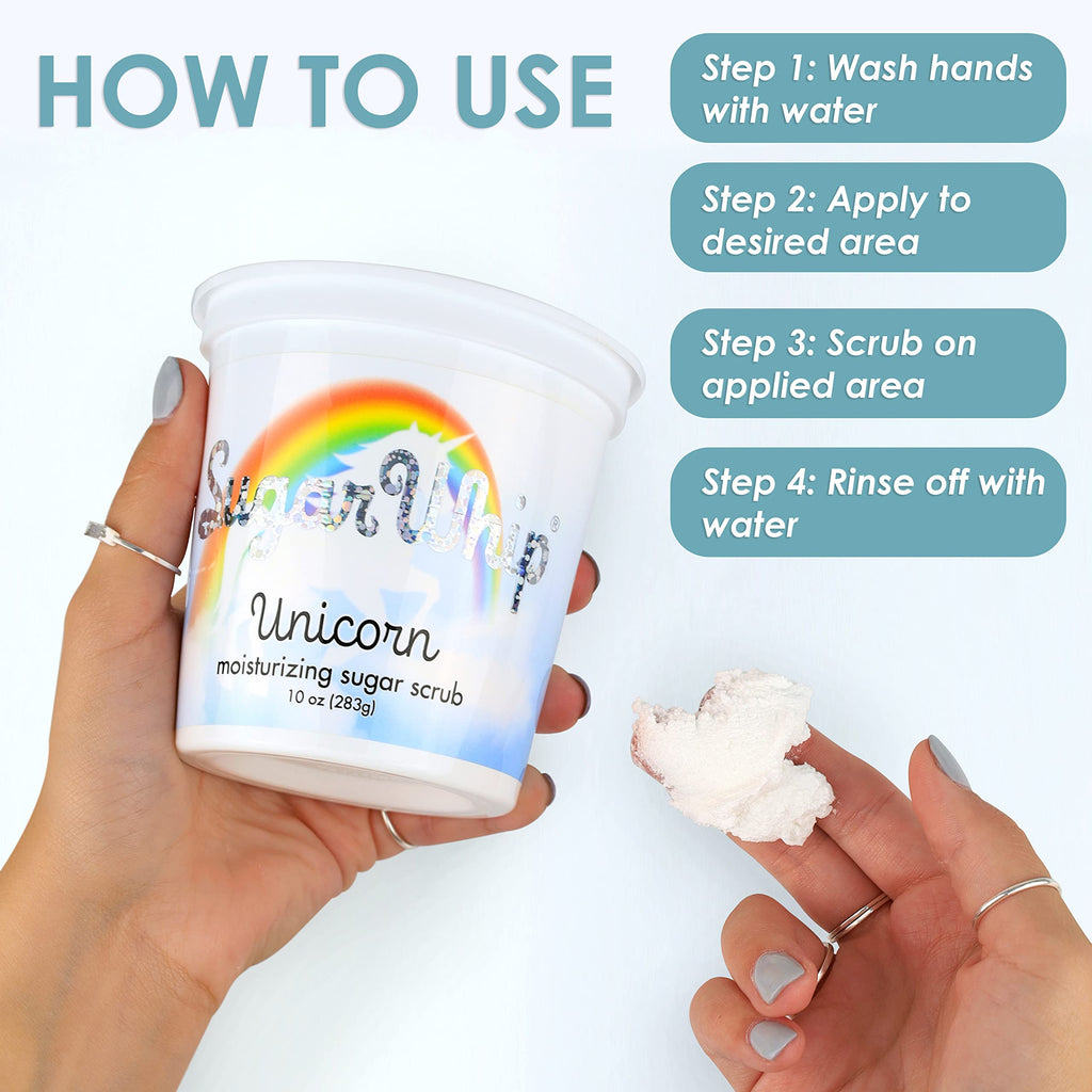 Primal Elements Sugar Whip Unicorn – 3-in-1 Cleanser, Exfoliator & Moisturizer (10 oz)