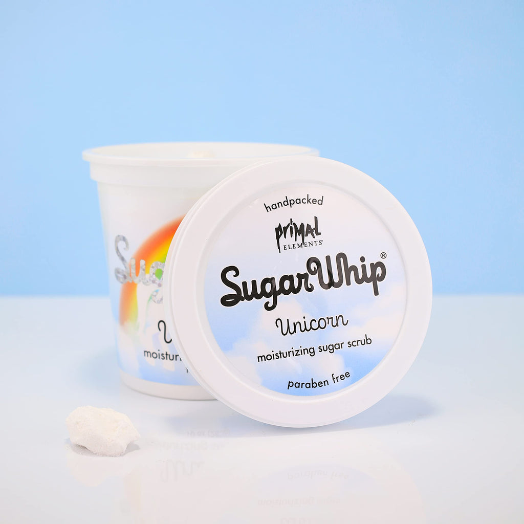 Primal Elements Sugar Whip Unicorn – 3-in-1 Cleanser, Exfoliator & Moisturizer (10 oz)