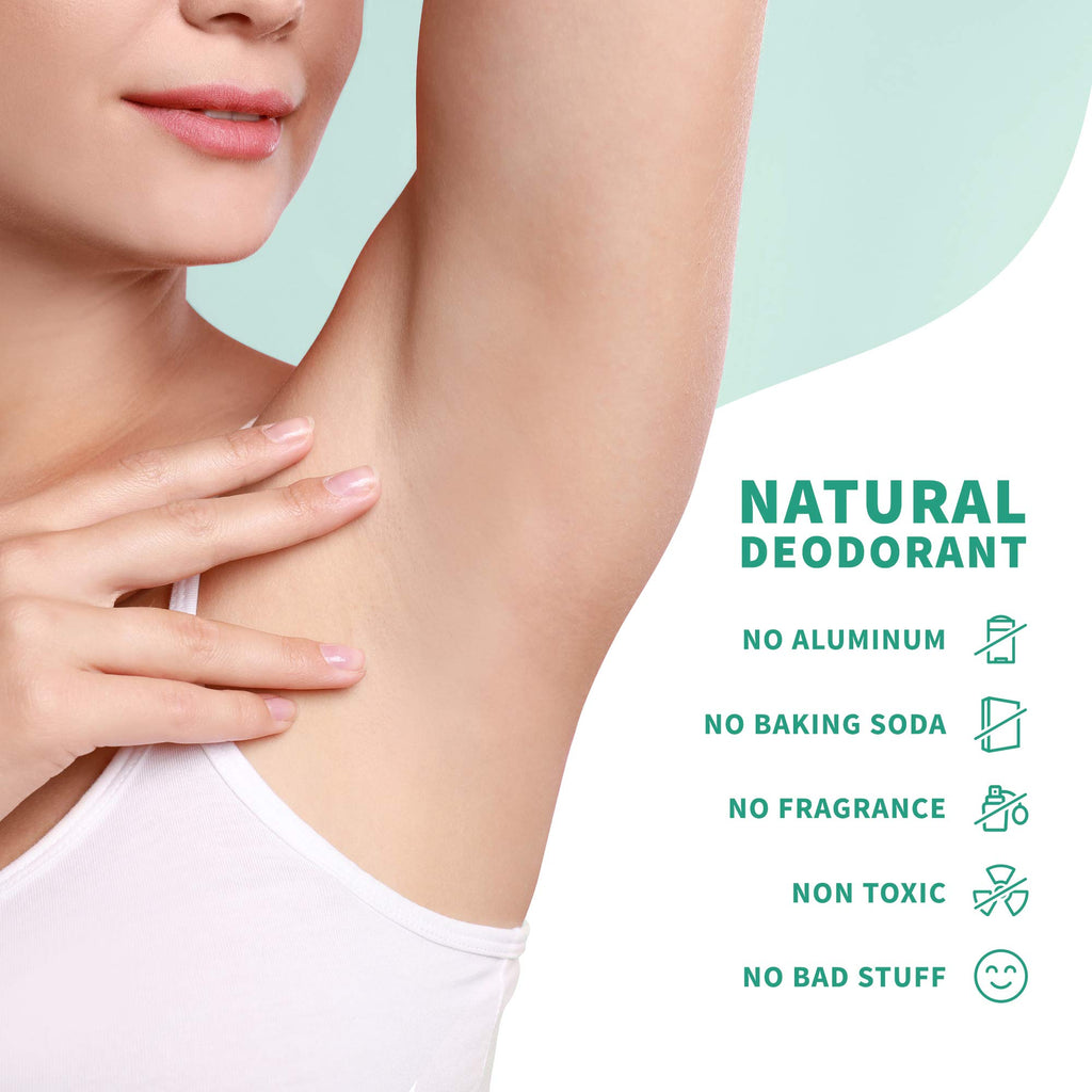 Primal Life Organics Stick Up Natural Deodorant – White Coconut, Bentonite Clay, Magnesium, 3 oz
