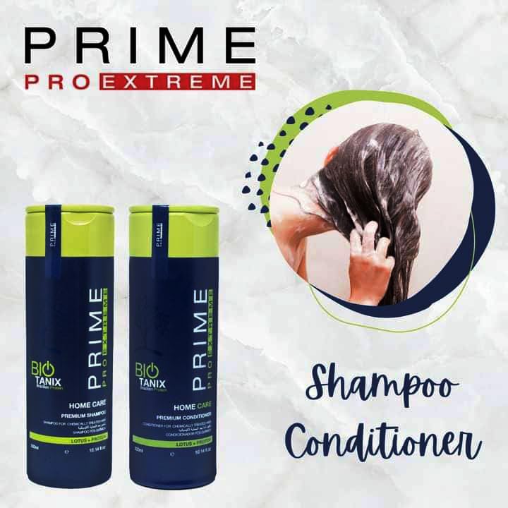 Prime Pro Extreme Bio Tanix Premium Shampoo for Keratin-Treated Hair | Lotus + Protein