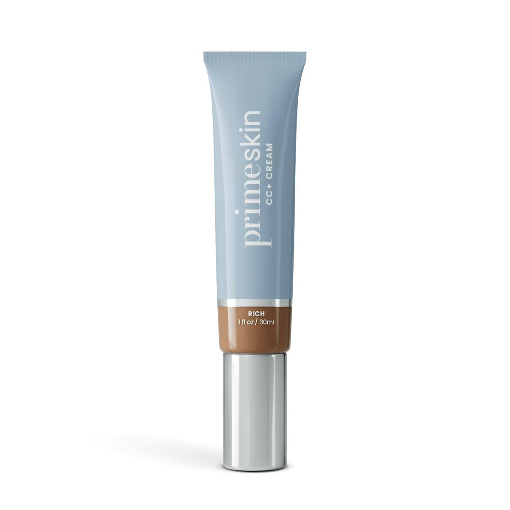 Prime Prometics PrimeSkin CC+ Cream for Mature Women | Lightweight Liquid-to-Powder Foundation