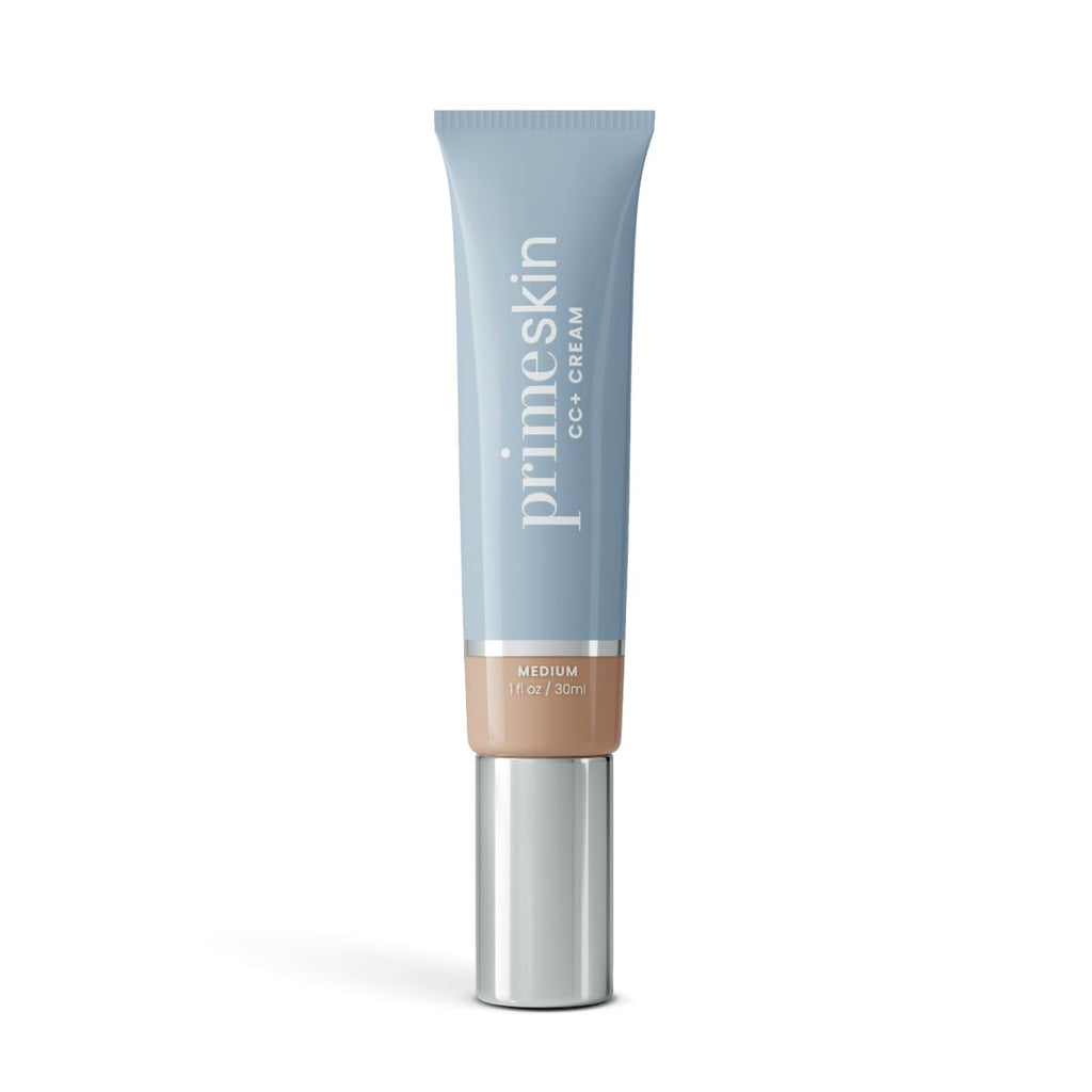 Prime Prometics PrimeSkin CC+ Cream for Mature Skin – Lightweight Liquid-to-Powder Foundation
