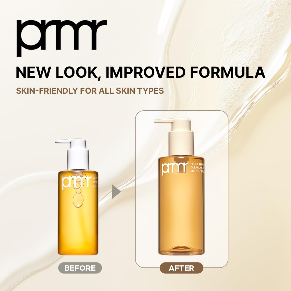 Primera PRMR Oil To Foam Cleanser – Korean Deep Cleansing Oil & Makeup Remover, 200ml