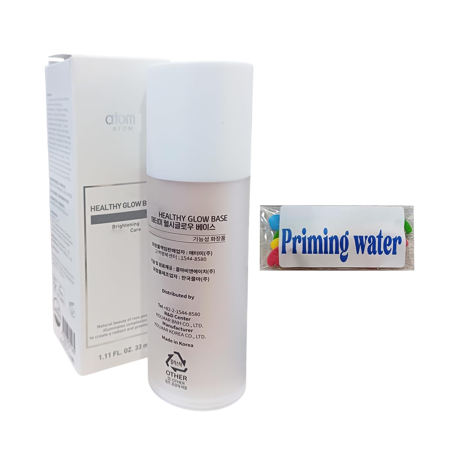 Priming Water a.t.o.m.y Healthy Glow Base — Subtle Glow for Everyday Makeup (33ml)