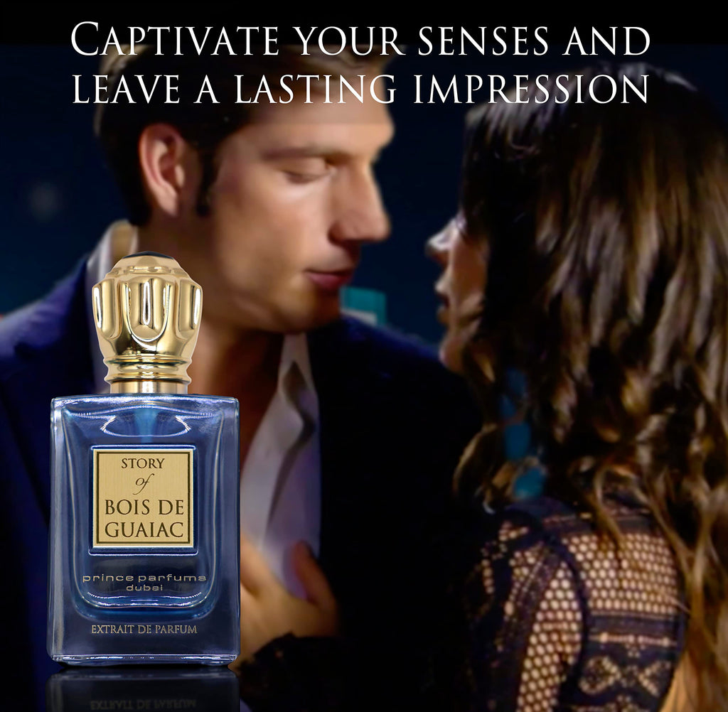 Prince Parfums Dubai Bois de Guaiac Extrait de Parfum for Men – Exotic Woods, Citrus & Amber