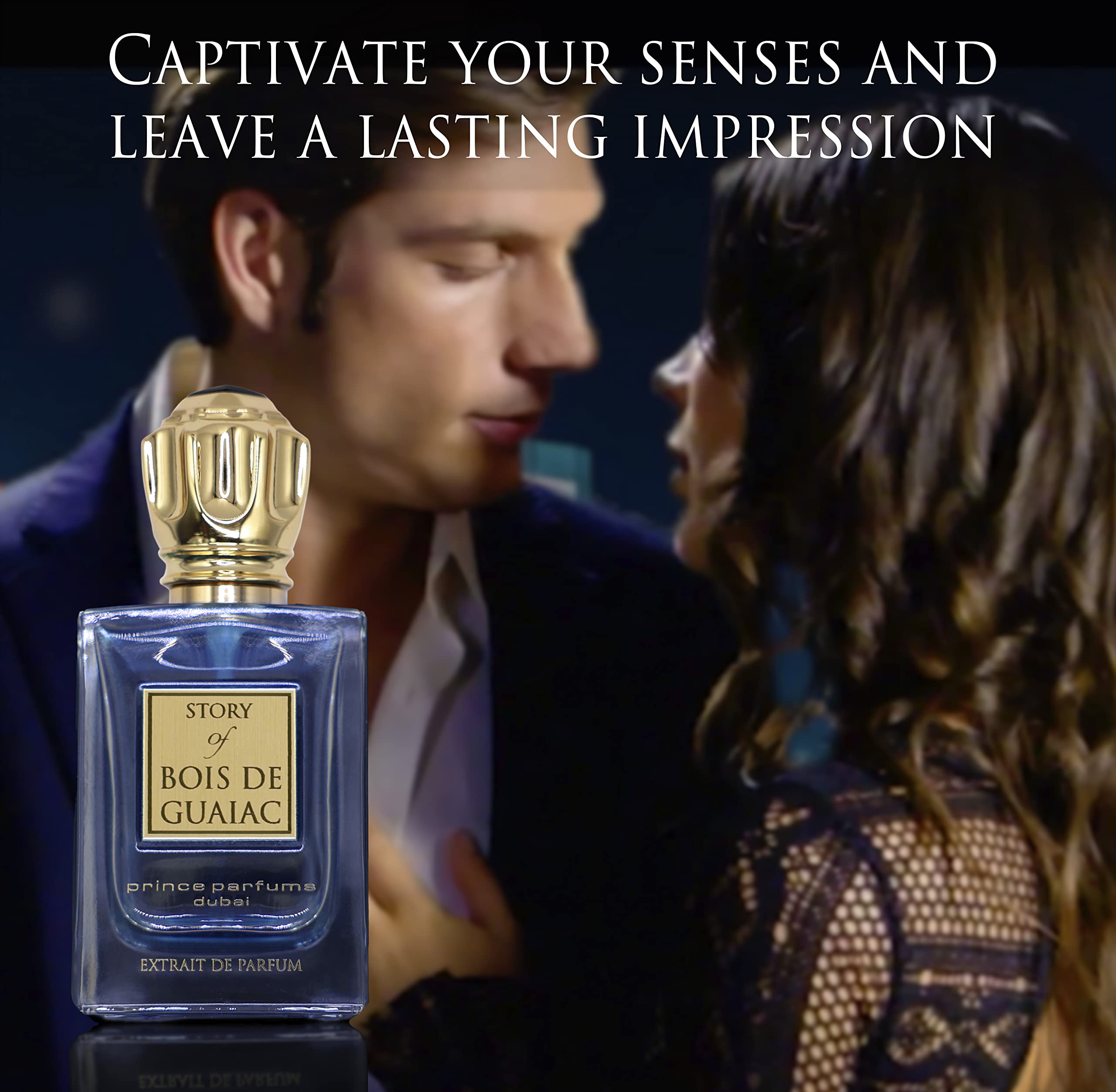 Prince Parfums Dubai Bois de Guaiac Extrait de Parfum for Men – Exotic Woods, Citrus & Amber