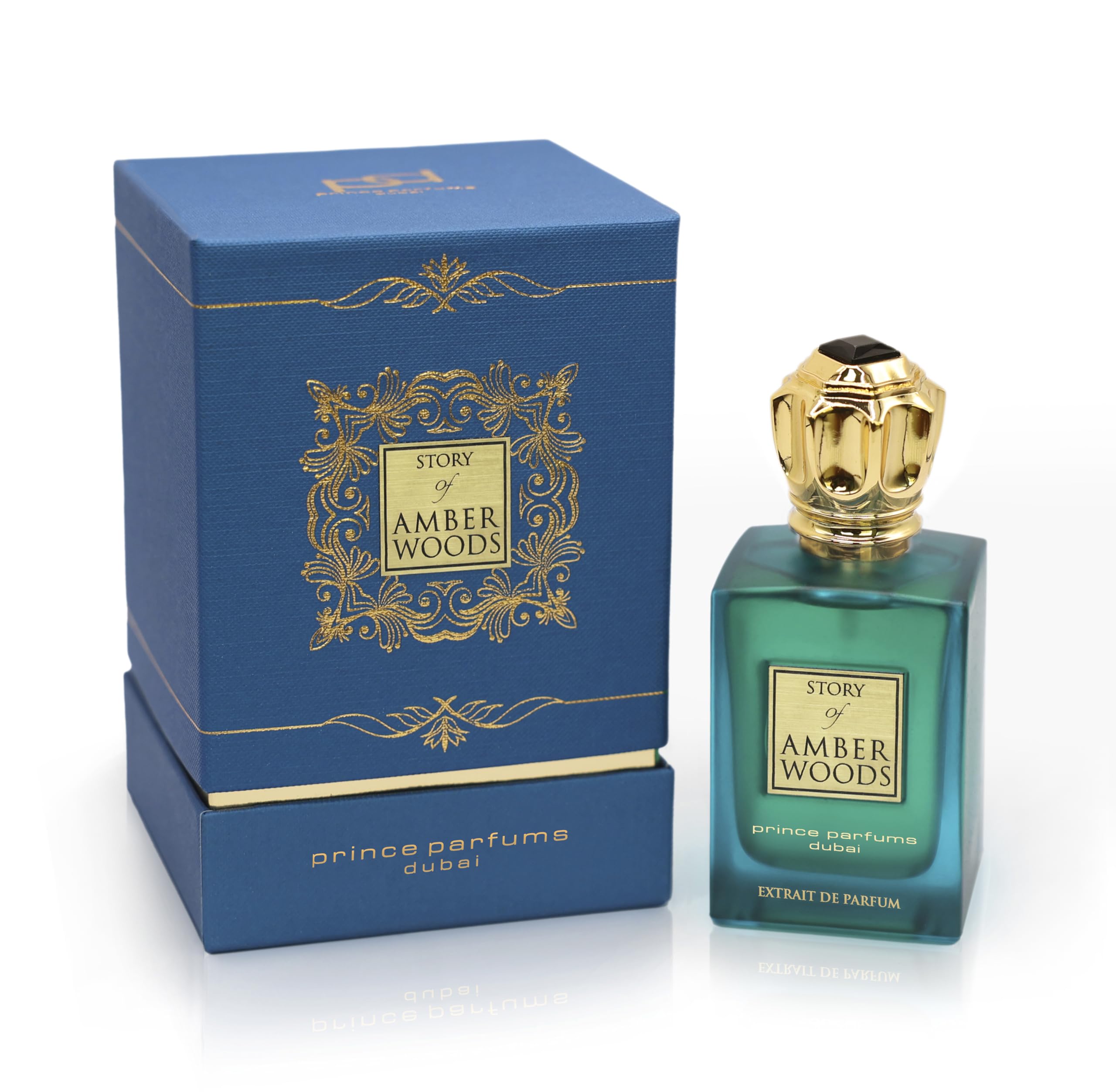 Prince Parfums Dubai Amber Woods – Extrait de Parfum for Men | Deep Amber, Cedar & Vetiver