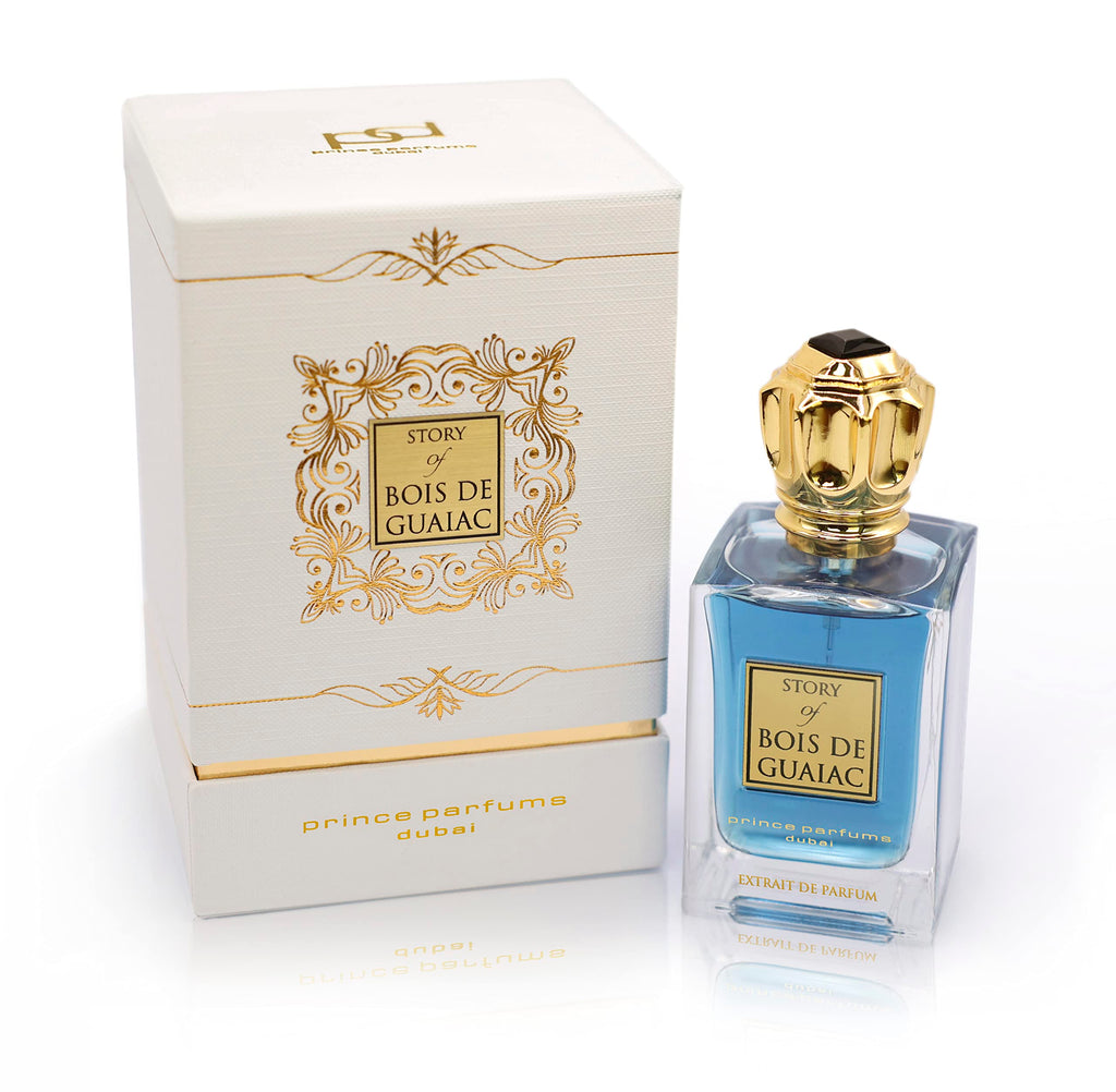 Prince Parfums Dubai Bois de Guaiac Extrait de Parfum for Men – Exotic Woods, Citrus & Amber