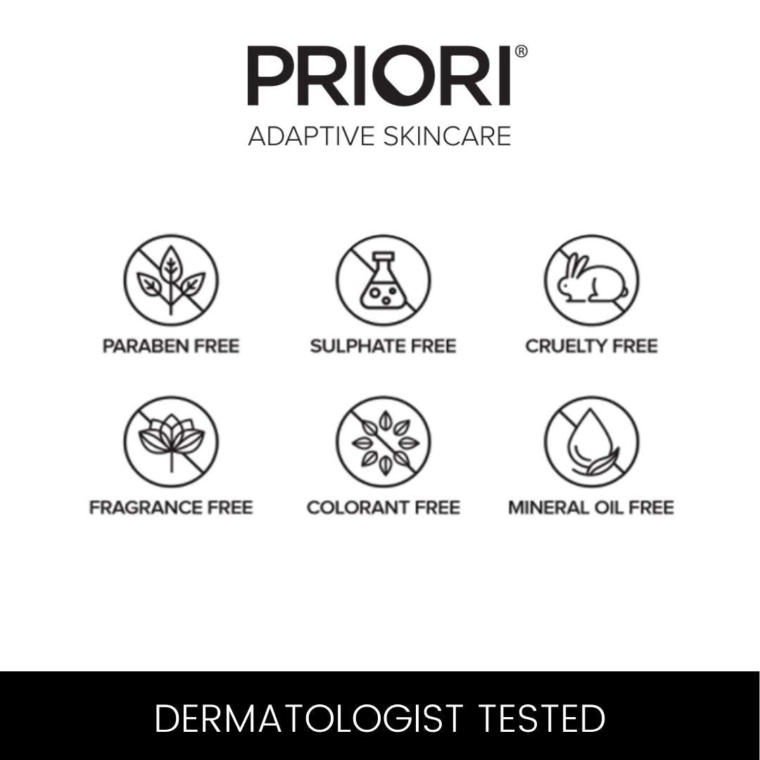 PRIORI Gel Perfector — Acne & Oily Skin Treatment | Salicylic & Lactic Acid, Vitamins A C E | 1 oz