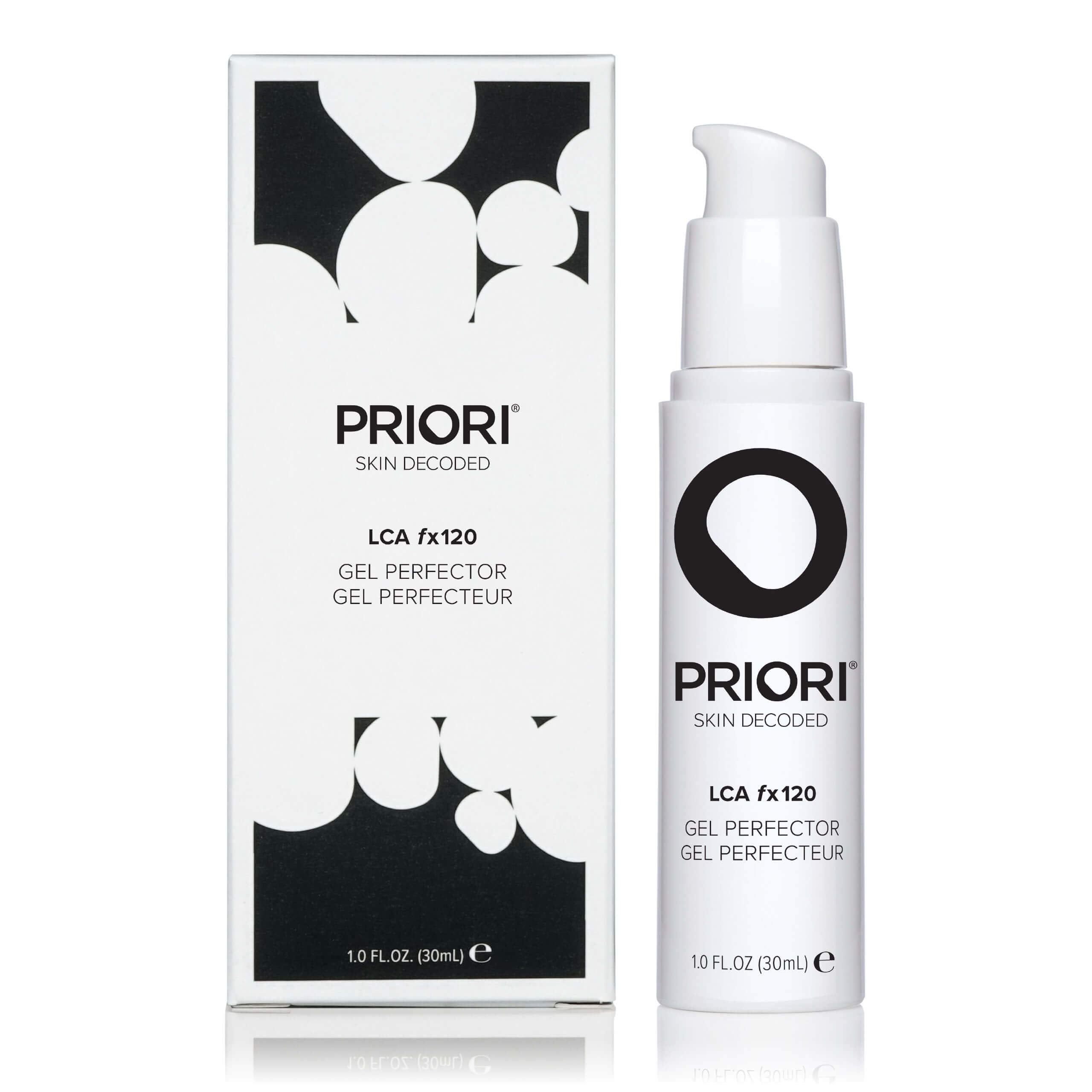 PRIORI Gel Perfector — Acne & Oily Skin Treatment | Salicylic & Lactic Acid, Vitamins A C E | 1 oz