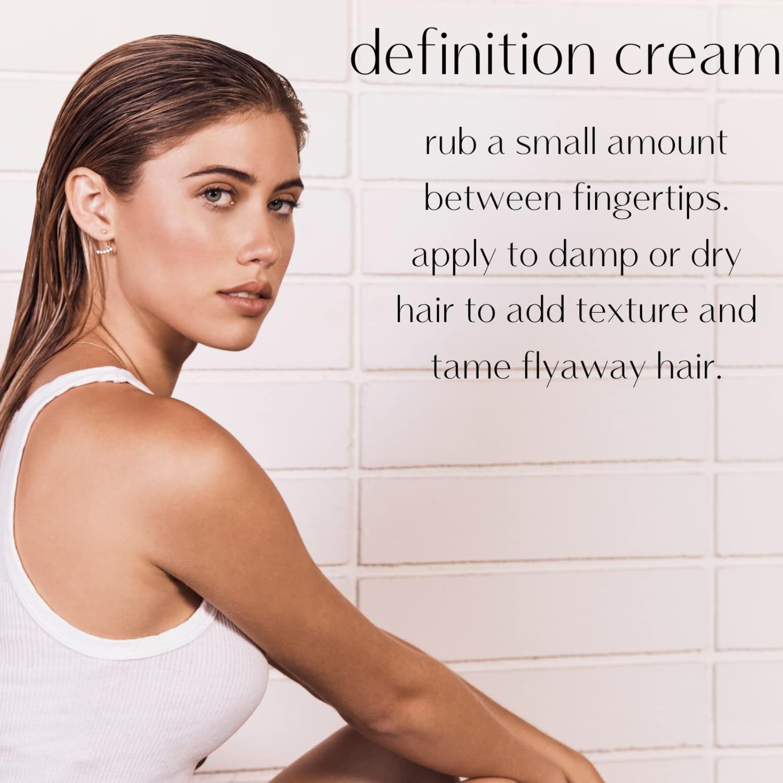 Privé Definition Hair Cream – High Hold Styling, Smoothing & Frizz Control (3 oz) | Prive