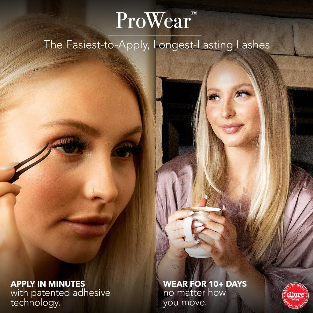 Pro Lash ProWear Professionally Styled Lash Clusters – 10-Day Waterproof Mega Volume No. 03 Black
