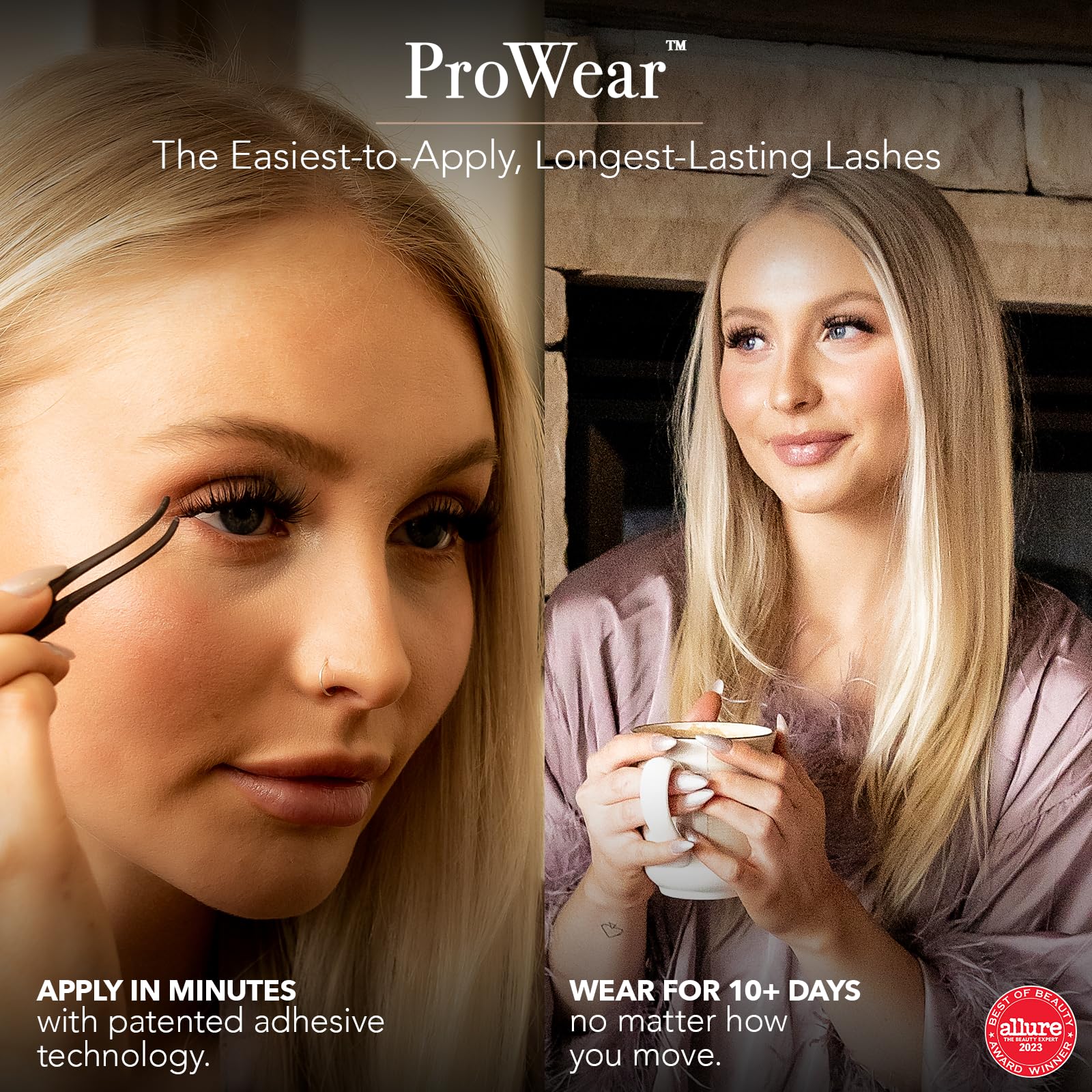 Pro Lash ProWear Professionally Styled Lash Clusters – 10-Day Waterproof Mega Volume No. 03 Black