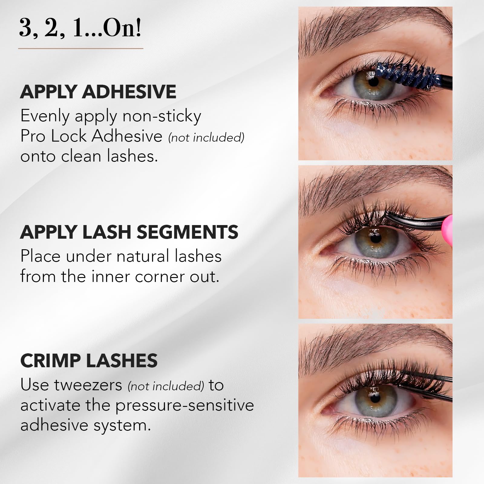 Pro Lash ProWear Lash Clusters No.06 Cocoa – Easy Application, 10+ Day Wear