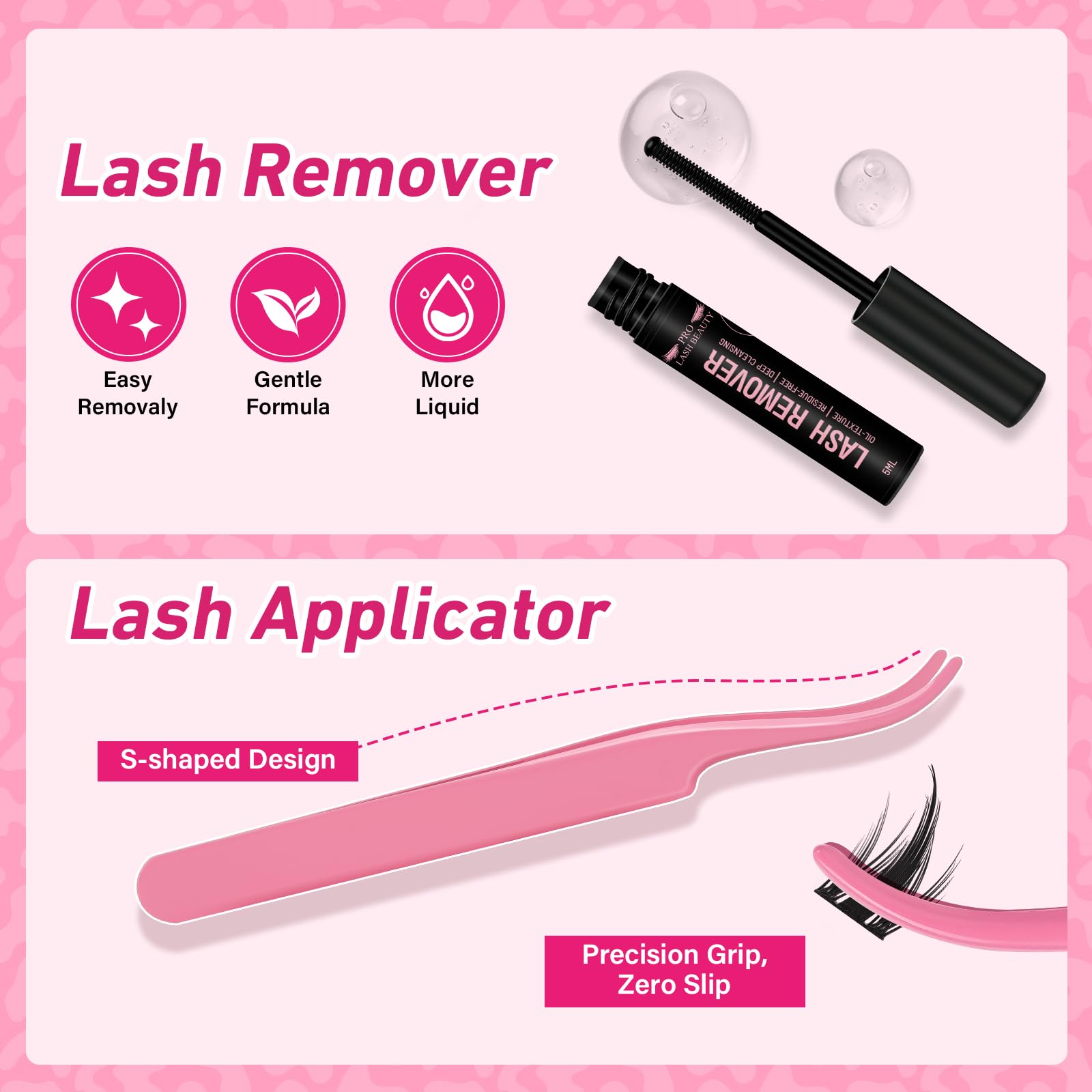 PRO LASHBEAUTY Manga Lash Clusters Kit – Anime Lash Volume with Ultra-Thin Band and Bond & Seal