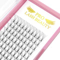 PRO LASHBEAUTY Premade Fans 6D-C-0.07 | Short Stem Volume Lash Extensions 9-15mm Mix