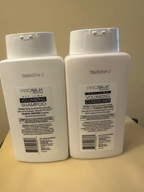 PRO SILK KEY LIME Volumizing Shampoo & Moisturizing Conditioner – 15 oz 2 Pack | Salon-Quality Hair Care