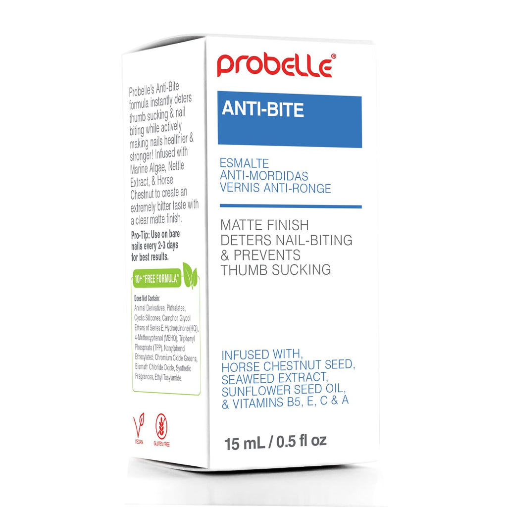 Probelle Anti-Bite Deterrent – Bitter Polish for Kids & Adults (0.5 oz)