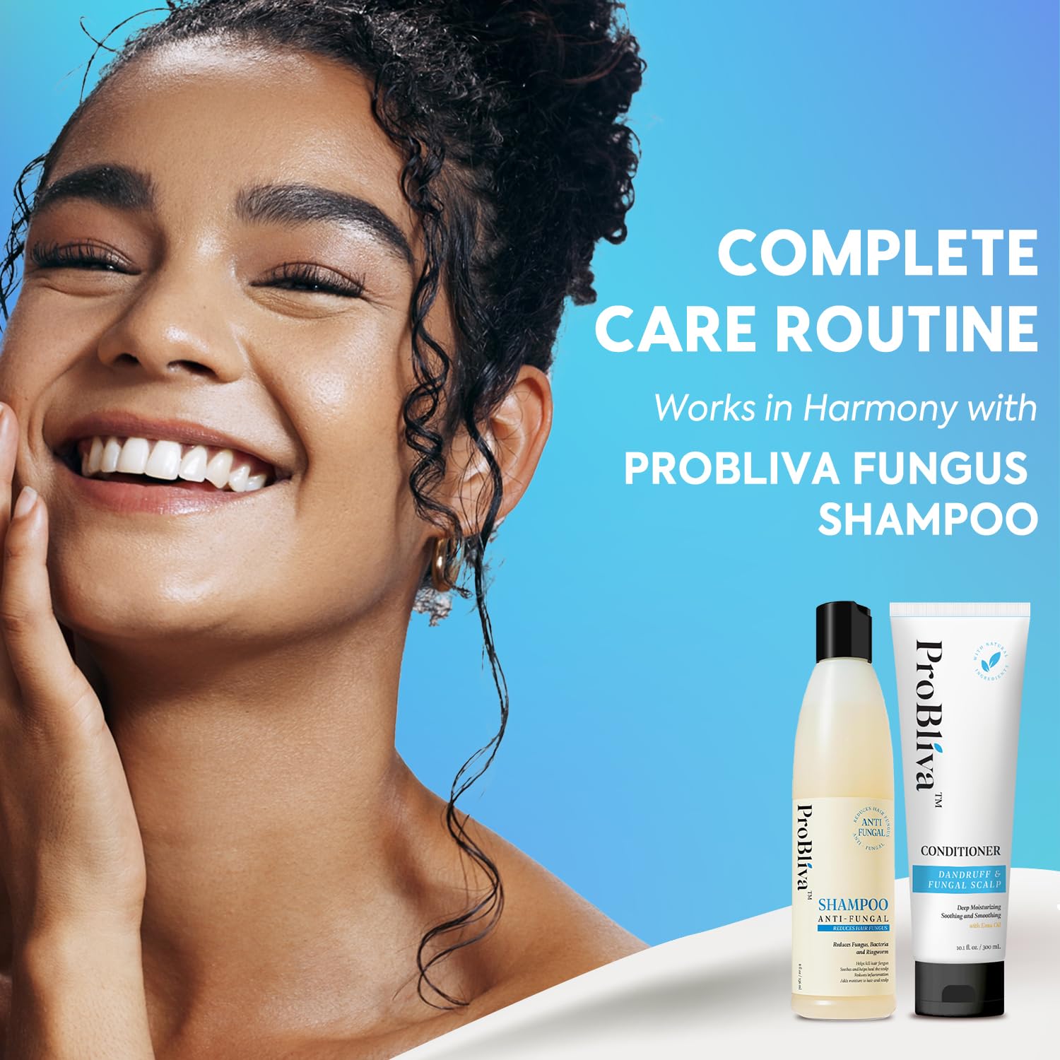 ProBliva Dandruff & Dry Scalp Conditioner – Deep Moisturizing with Natural Oils (10 oz)